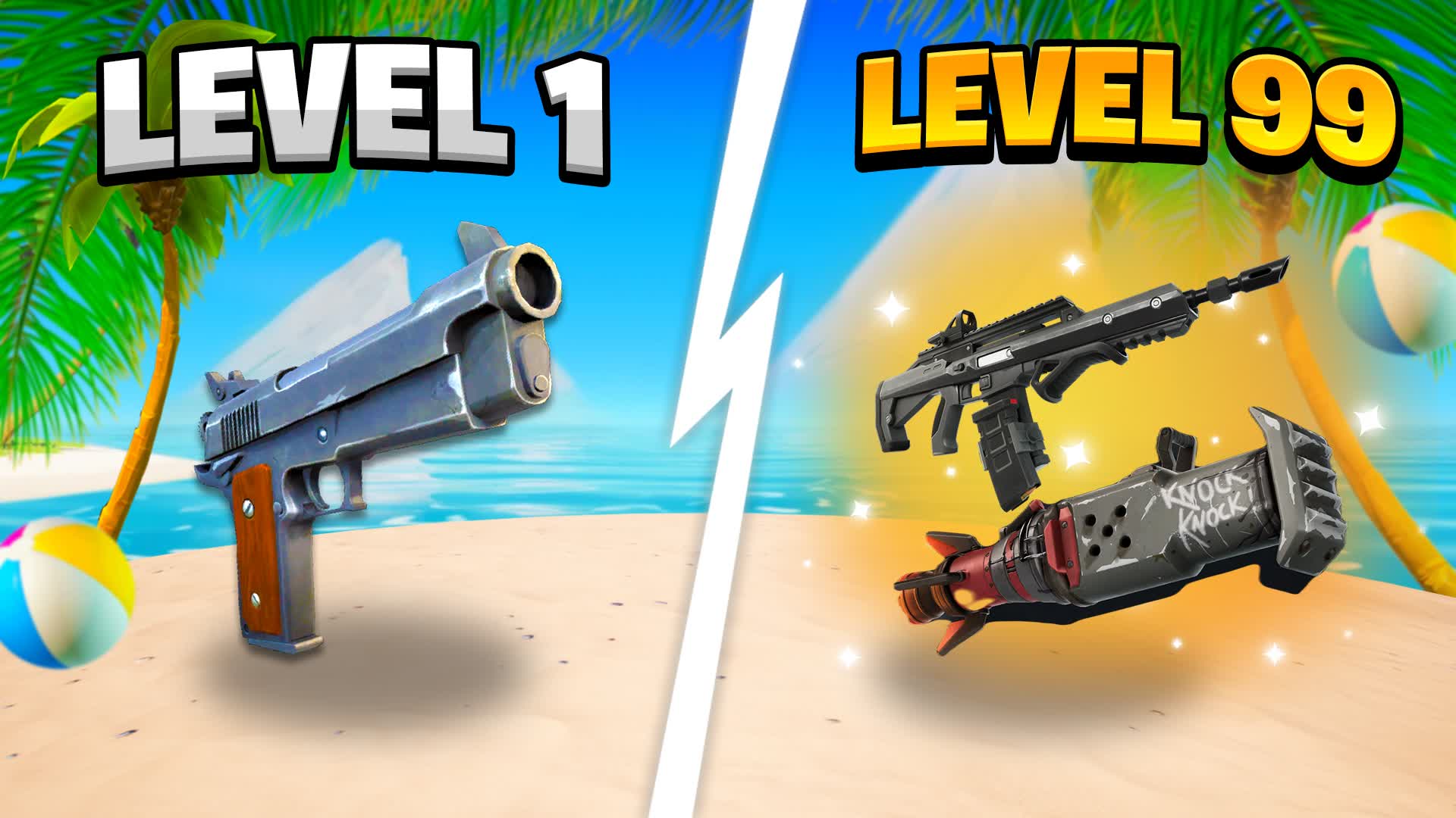 🏖 SUMMER GUN GAME 🌞 BEST SUMMER MAP