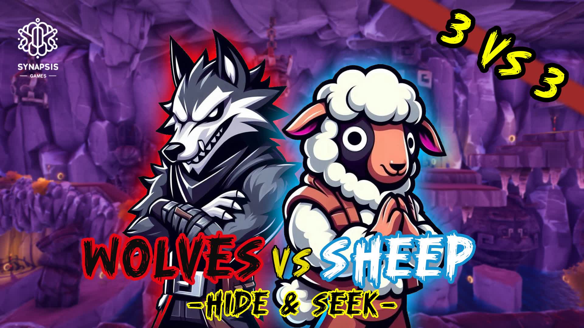 Wolves vs Sheep Hide and Seek