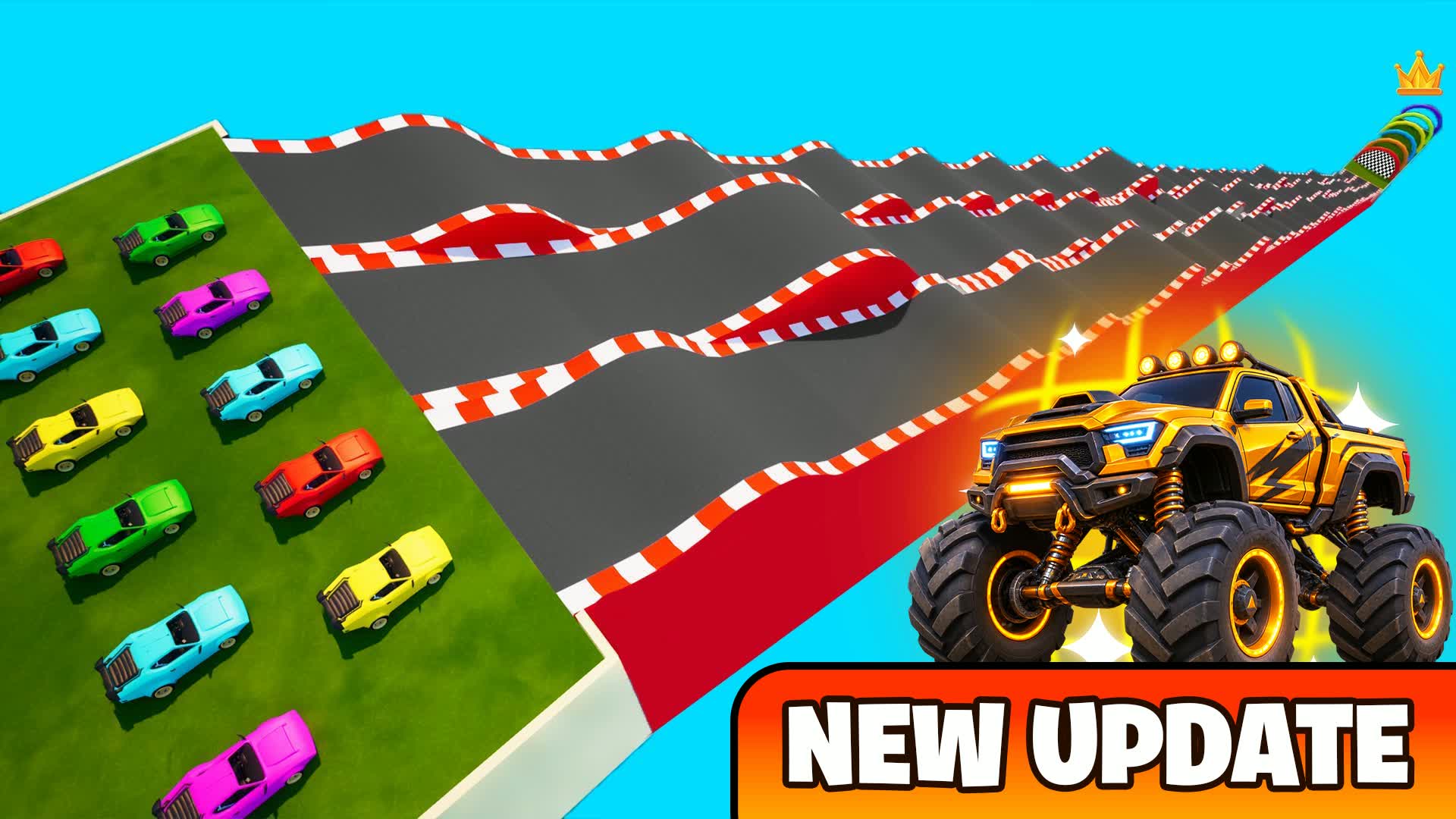 CRAZY MEGA CAR RAMP 🎯
