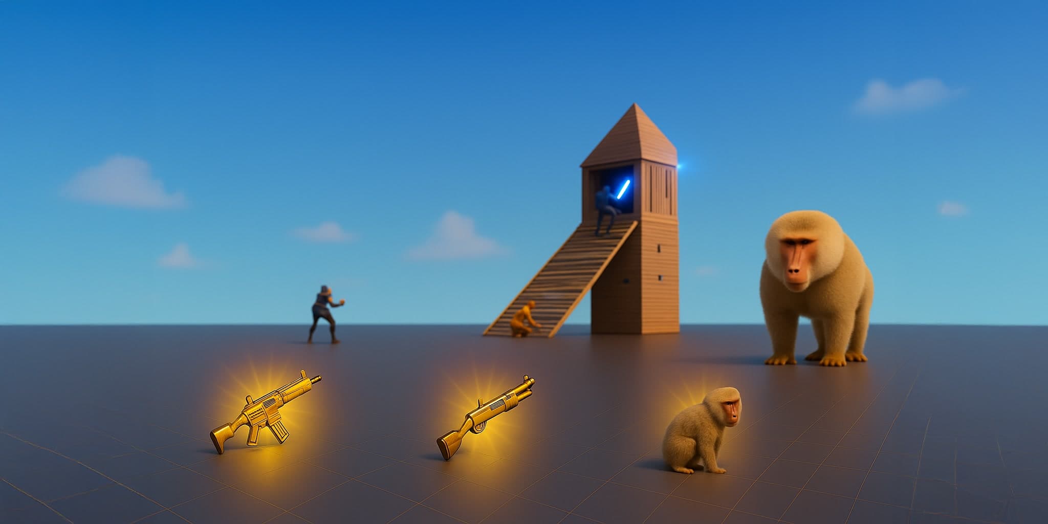 1V1 Taif Monkey 🙉🙊🐒 قرد الطايف