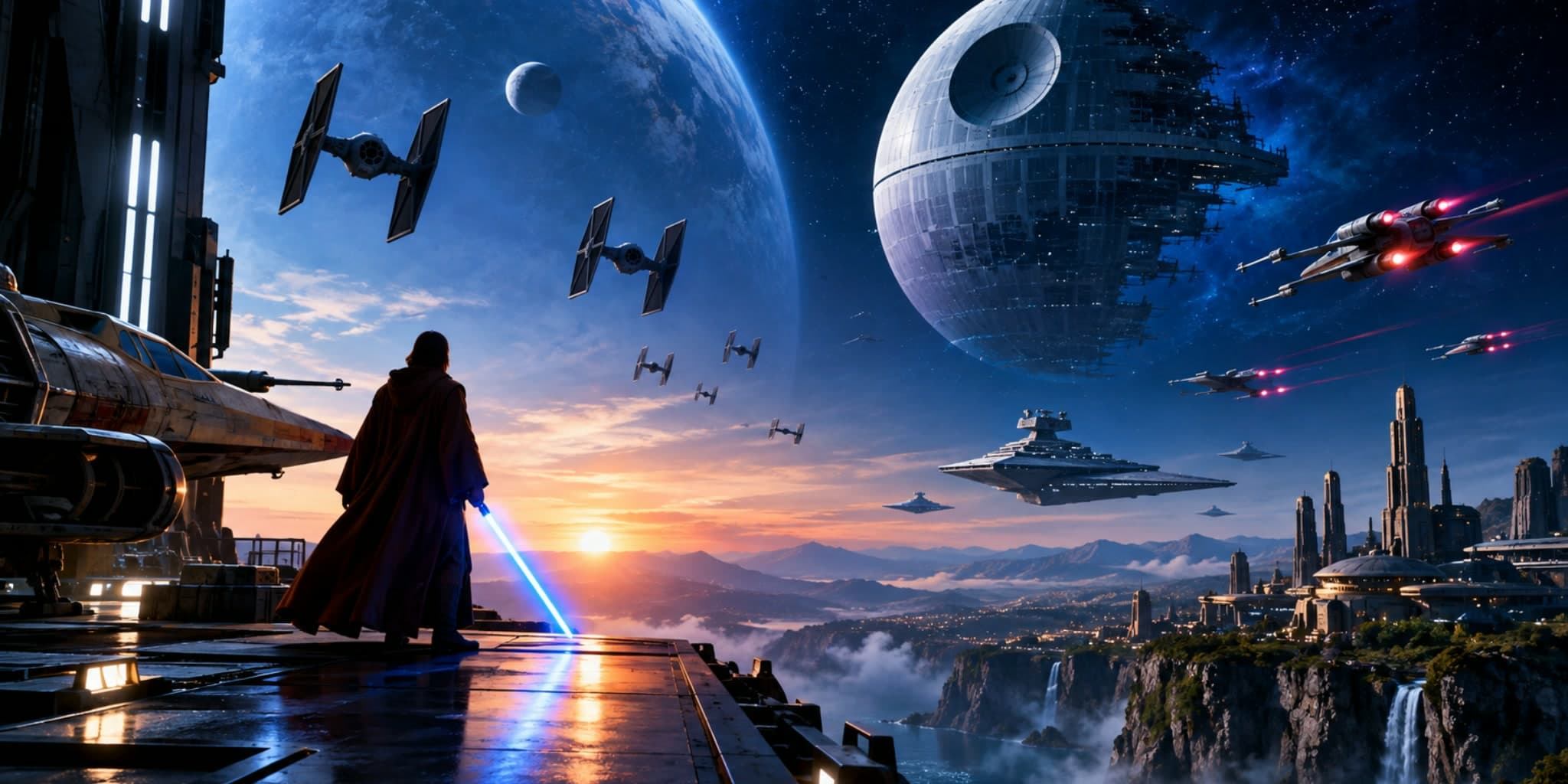 Star Wars : Red vs Black 8V8 Gun Game