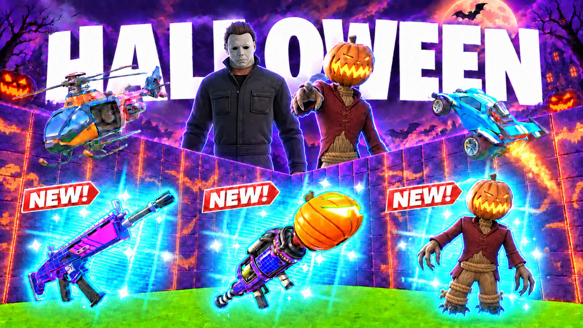 👻 HALLOWEEN PVP – EVERY GUN & 1V1 🎯