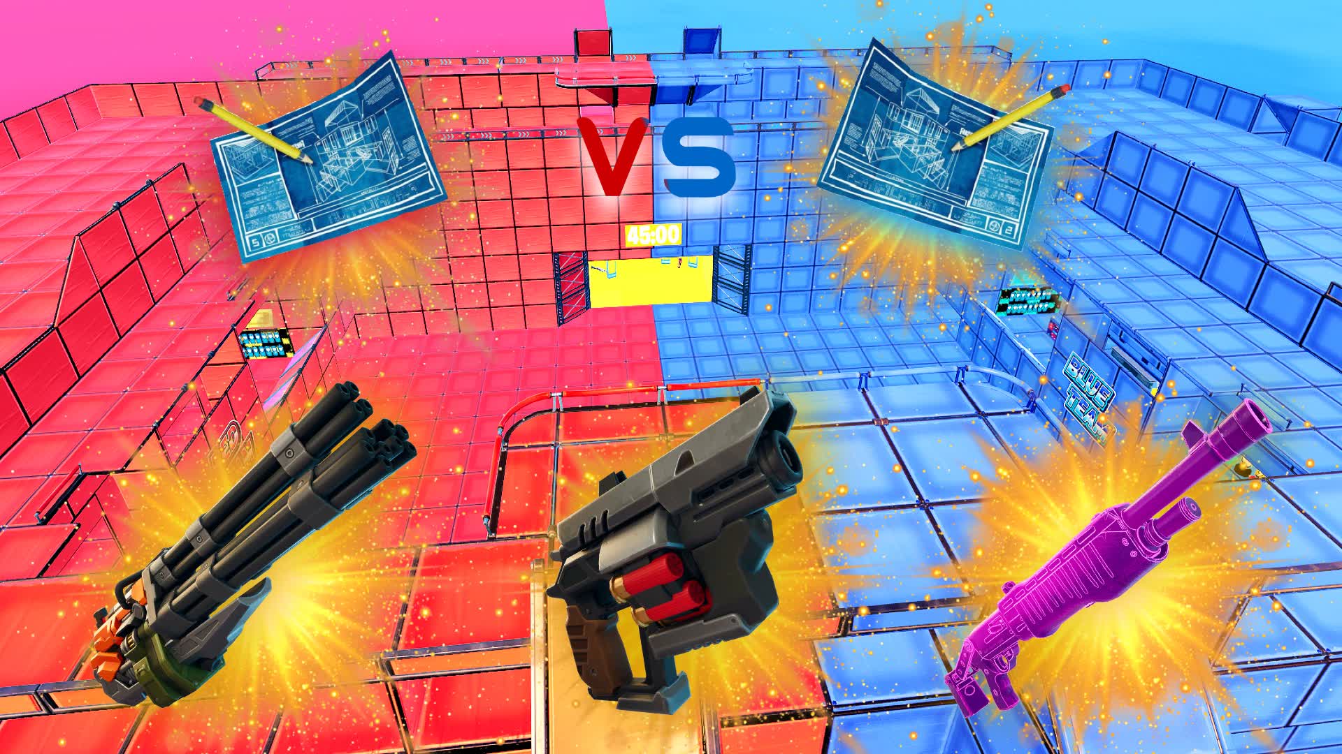 SUPER RED VS SUPER BLUE