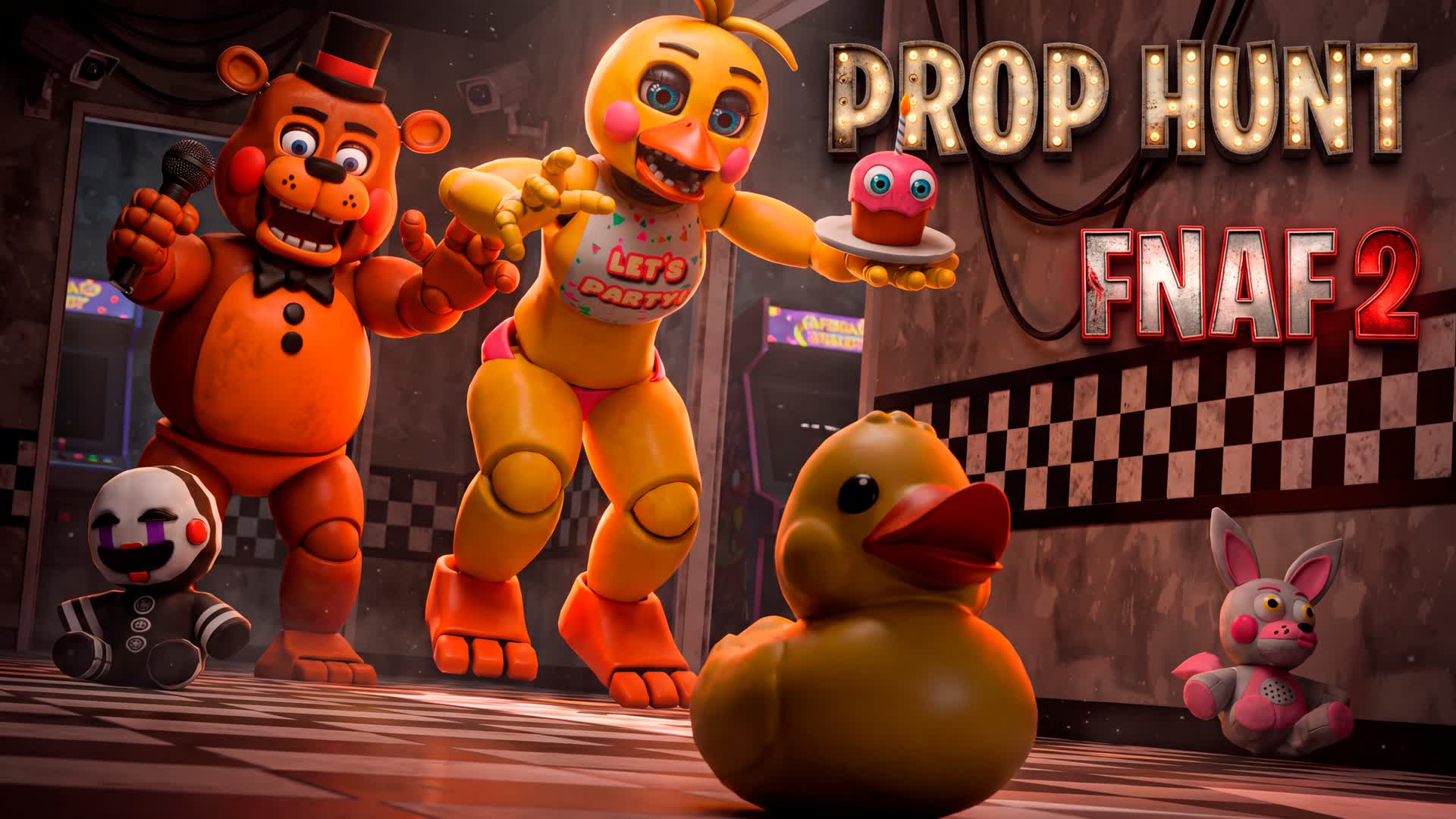 FNAF 2 [PROP HUNT] FREDDY'S PIZZERIA