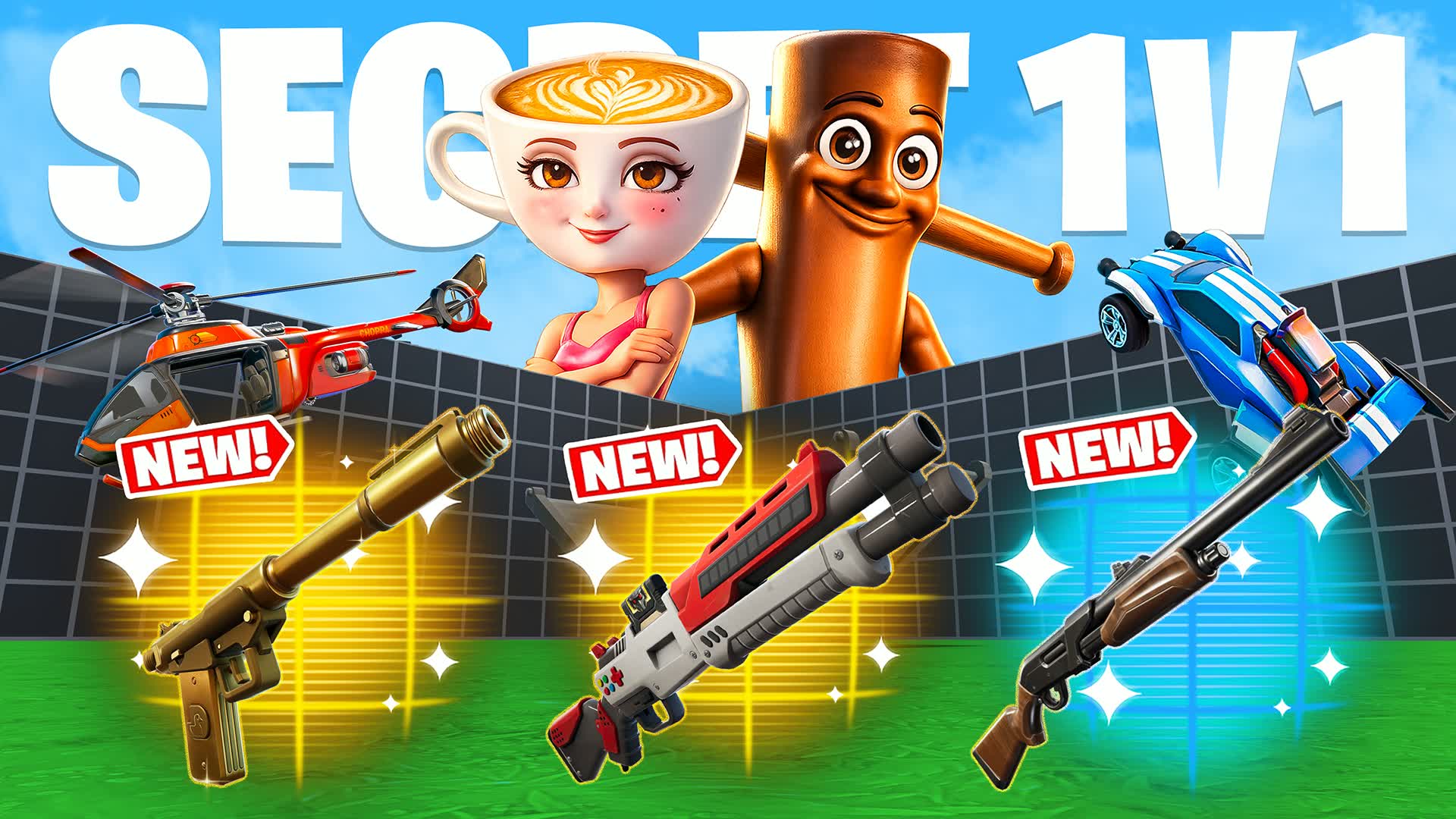 SECRET 1V1 ALL GUNS - كل الاسلحة