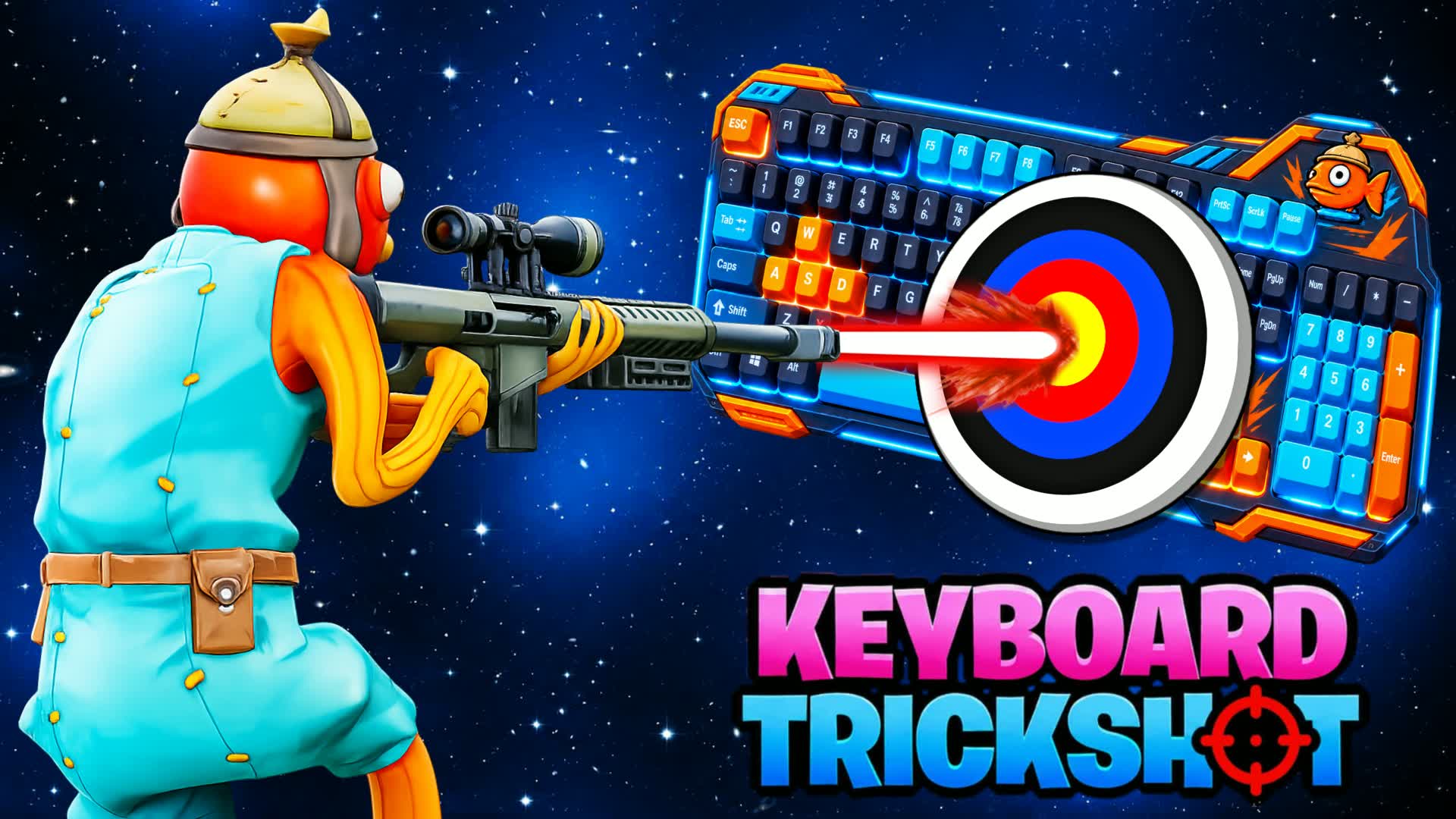 KEYBOARD TRICK SHOT PARKOUR 70+🎯