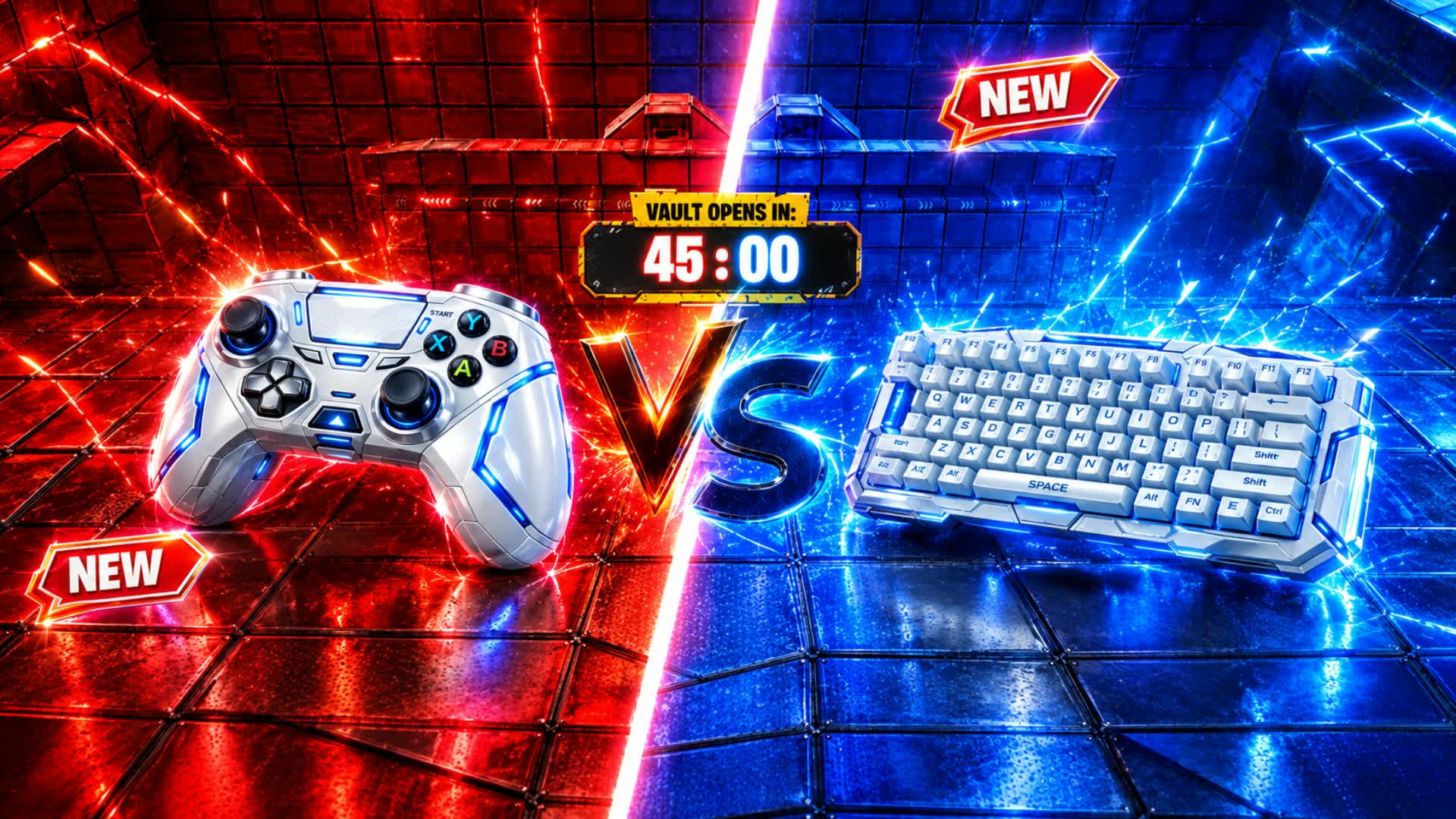 Controller vs keyboard Red Vs Blue 🔴🔵