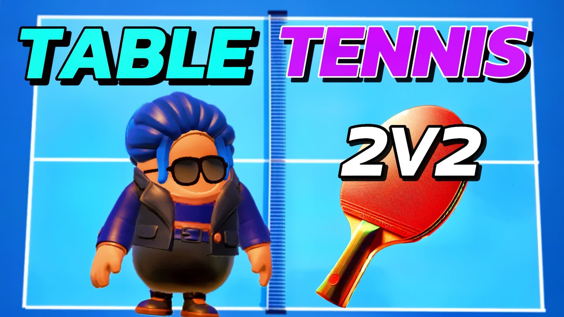 🏓TABLE TENNIS (FALL GUYS) 2V2