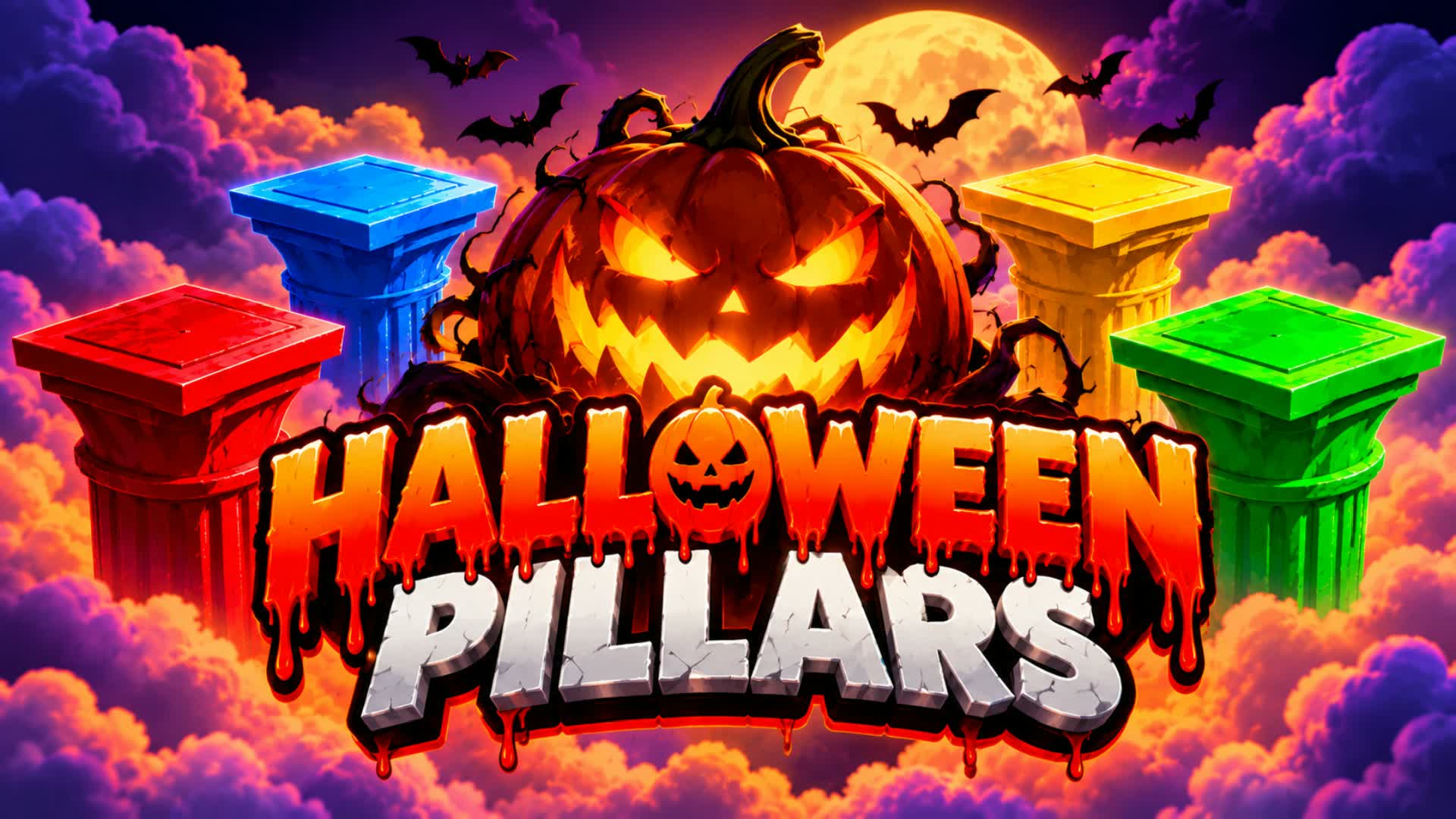 Halloween Pillars pillers pilars pilers
