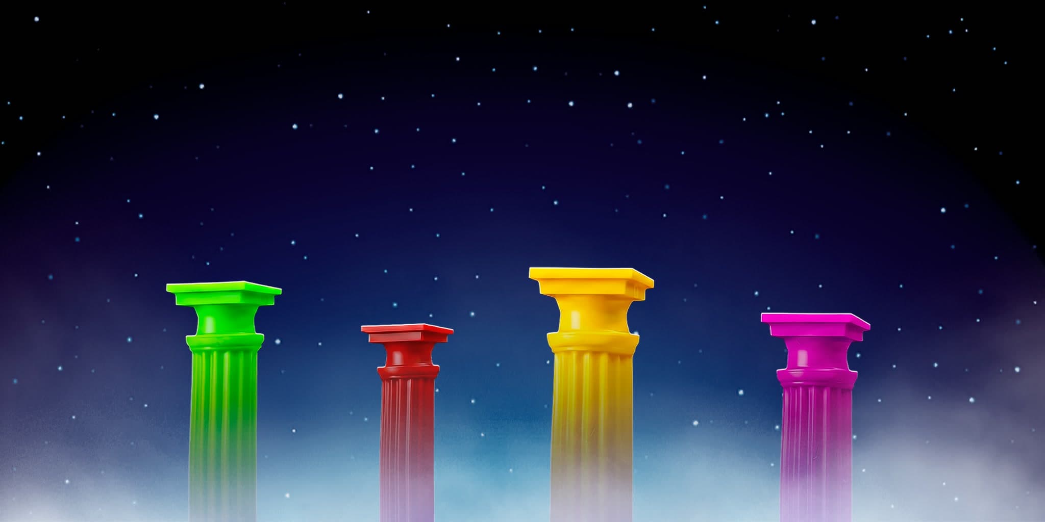 Galaxy Pillars