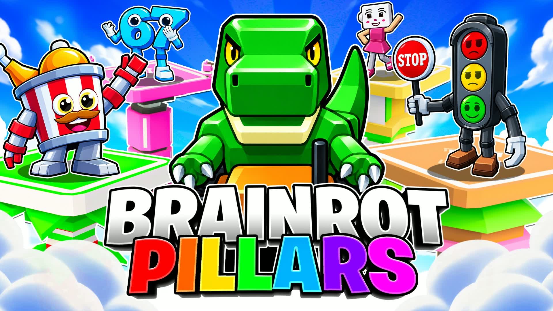BRAINROT PILLARS [LUCKY BLOCKS]🍀