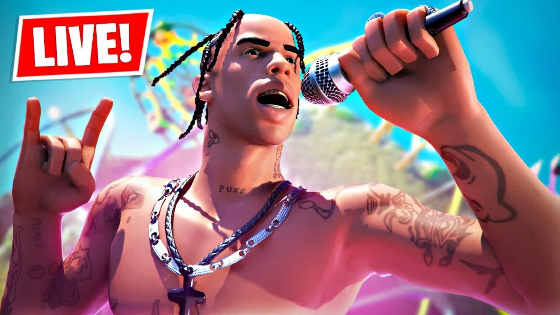 TRAVIS SCOTT LIVE CONCERT 🎤