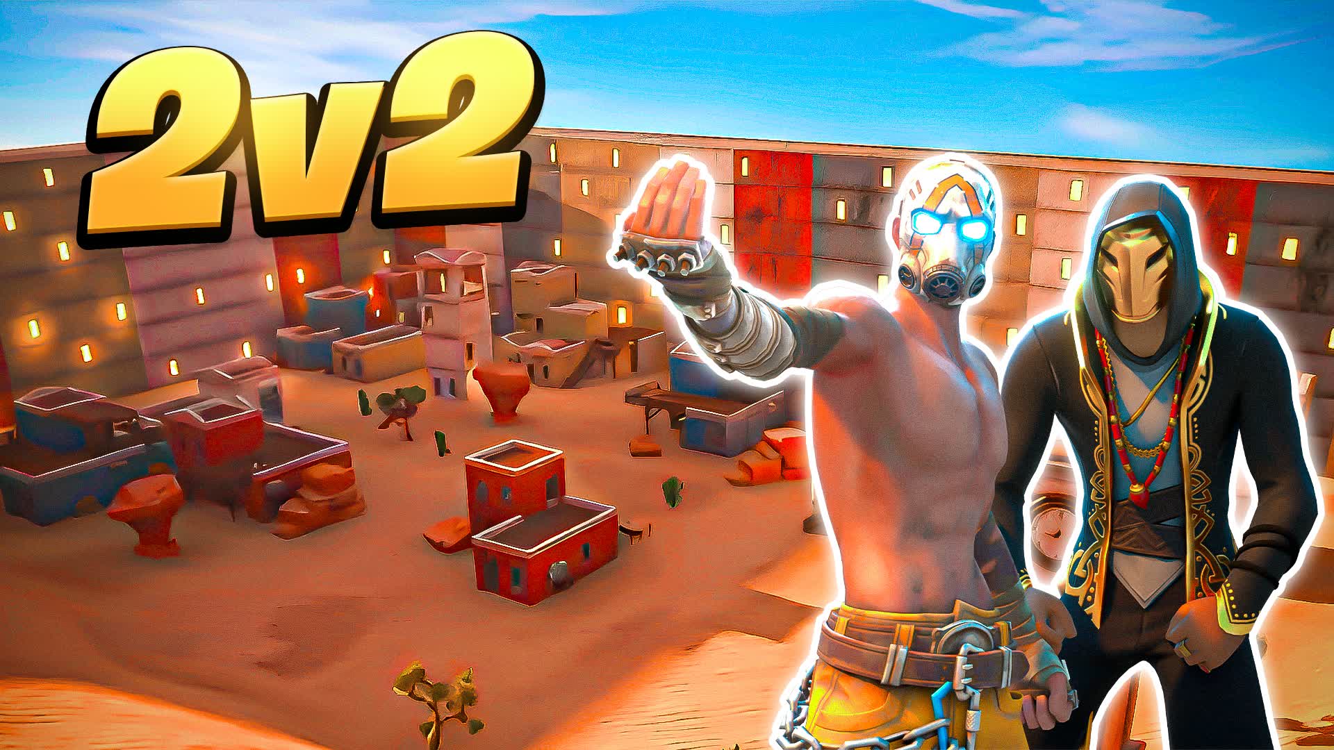 DESERT 2V2 ZONE WARS🌵سكرمز الصحراء