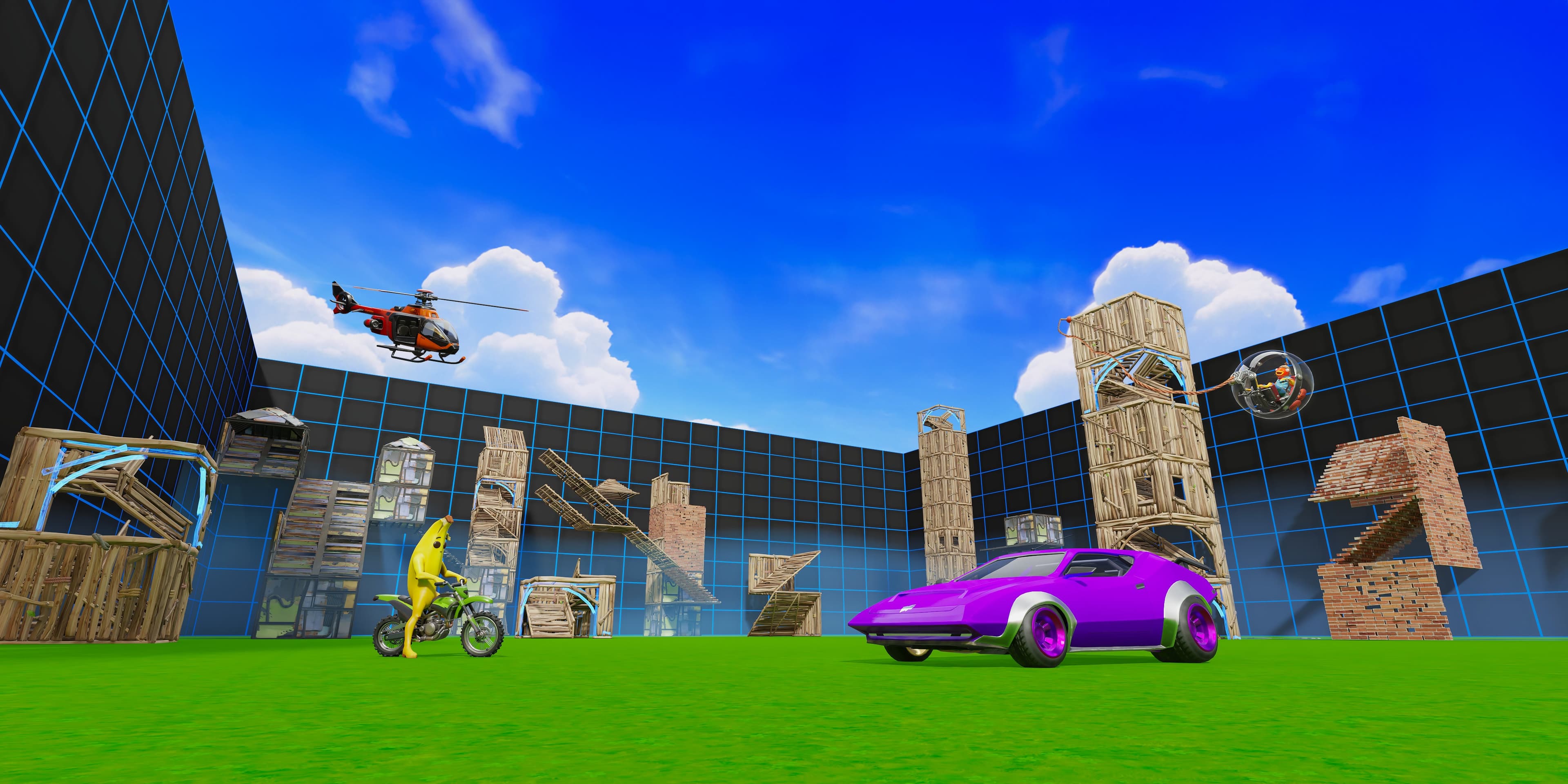 EASY 1V1 FFA - ALL GUNS & RIDES - DCAVA