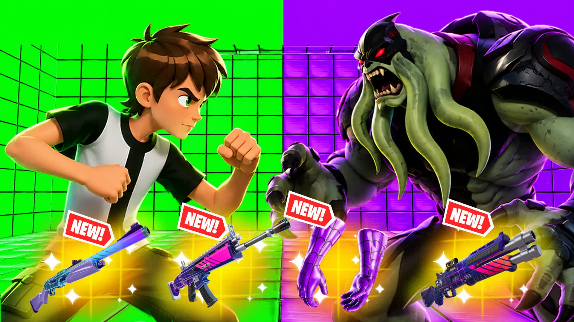 GREEN VS PURPLE🟢🟣CRAZZYY