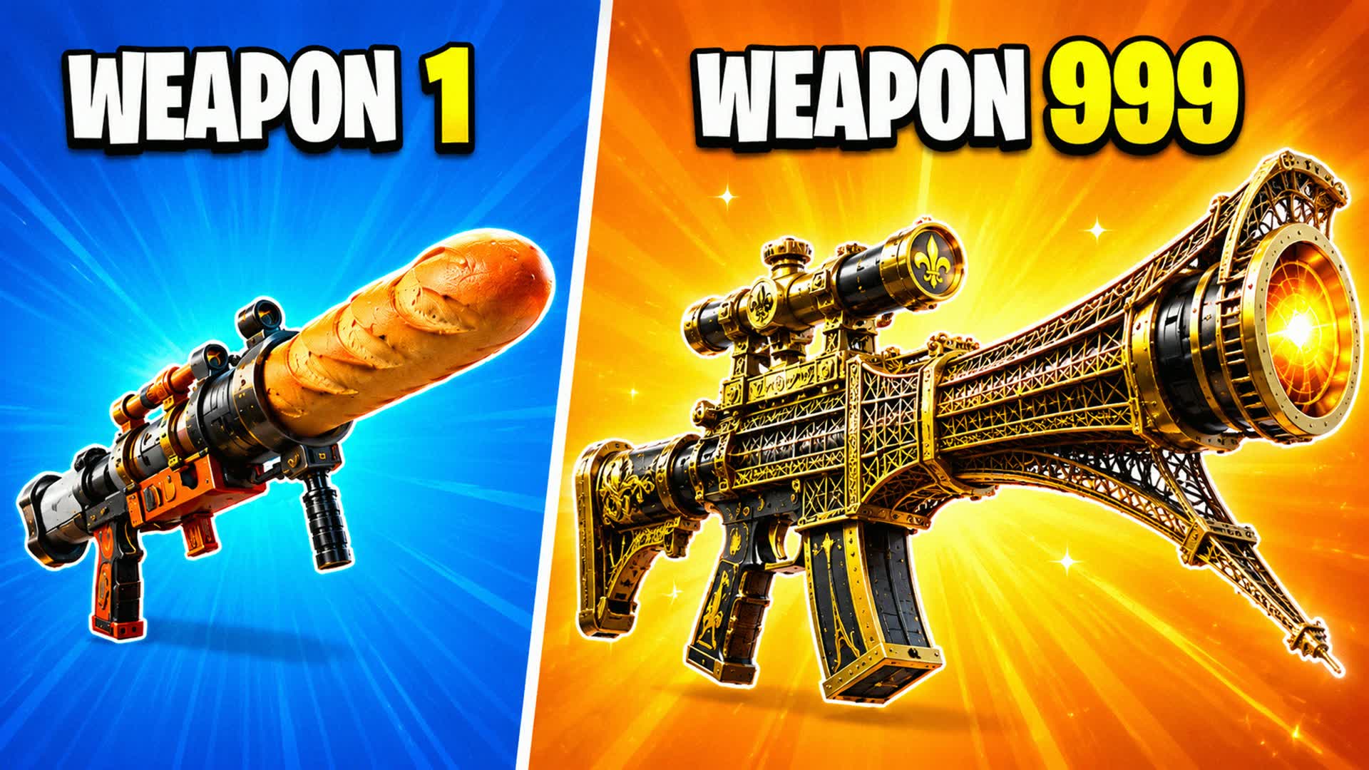 🗼 EIFFEL TOWER ONE SHOT GUN GAME 🥖💥