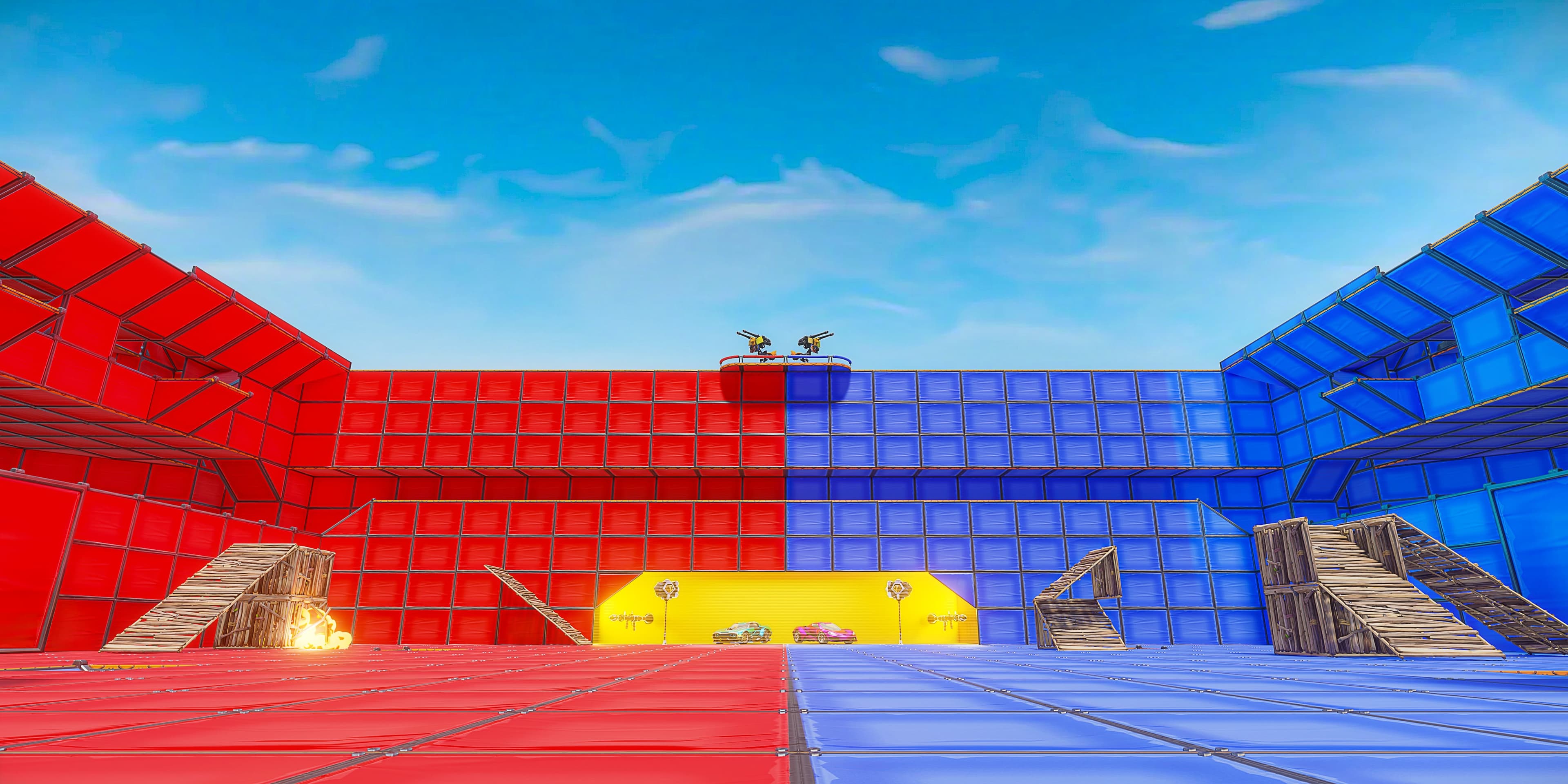 GIFT RED VS BLUE - ALL GUNS & RIDES