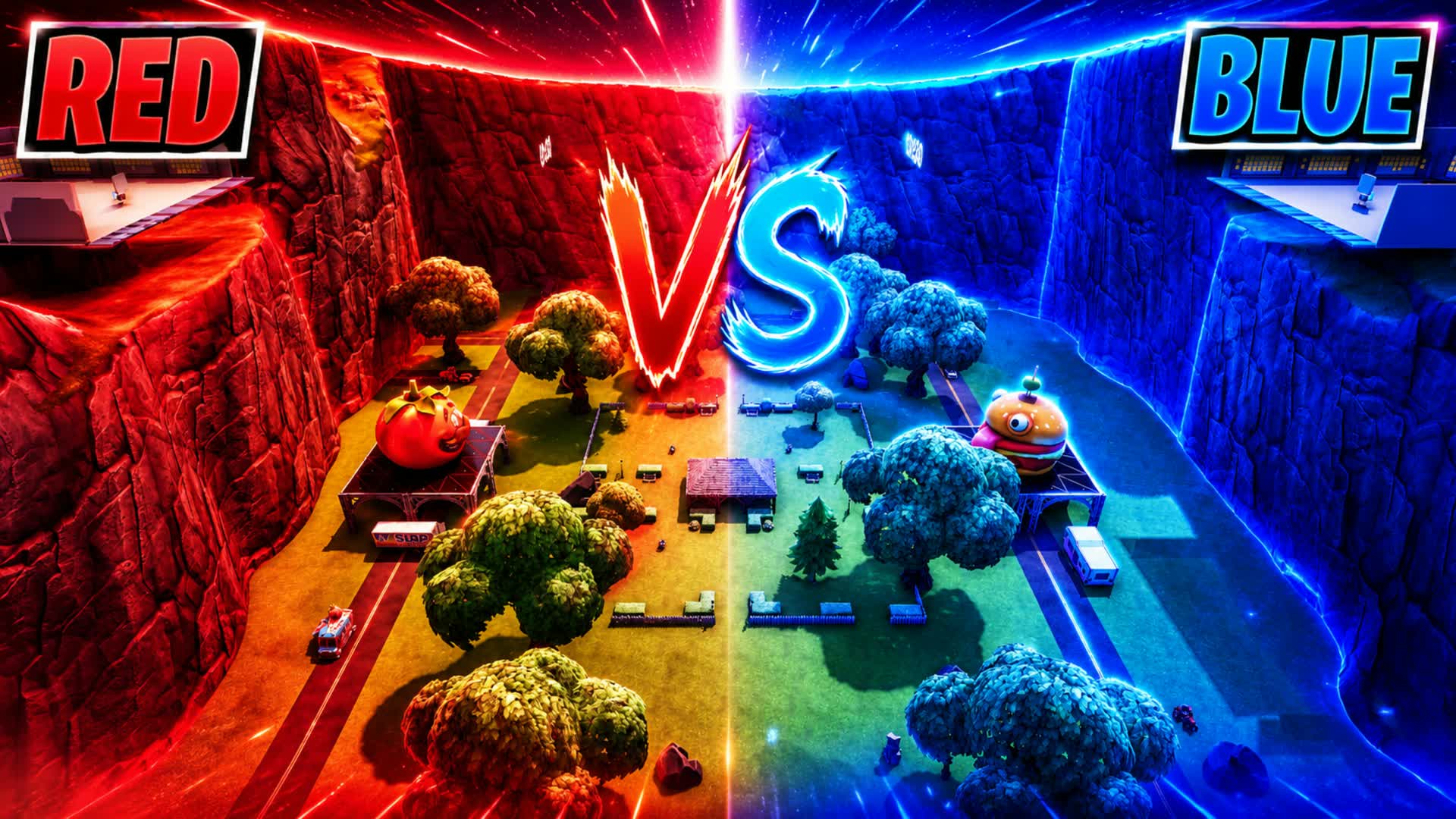RED VS BLUE STAR WARS FOOD FIGHT