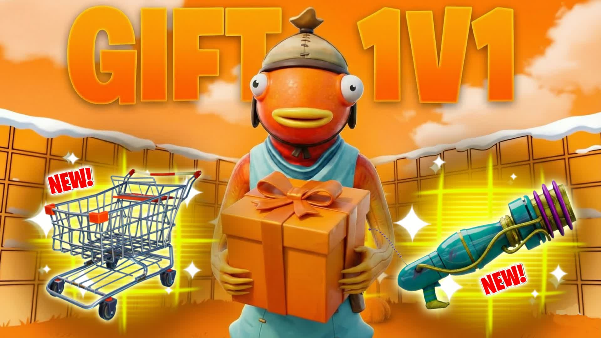 1V1 GIFT - NEW ALL GUNS & RIDES