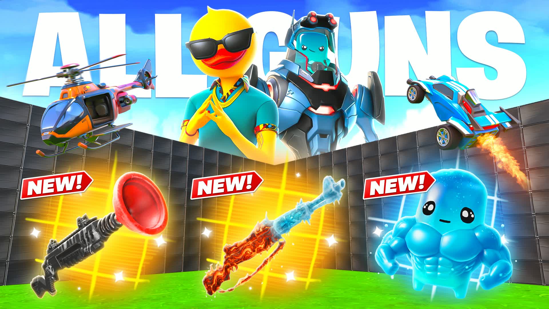MEGA 1V1 ALL GUNS & VEHICLES