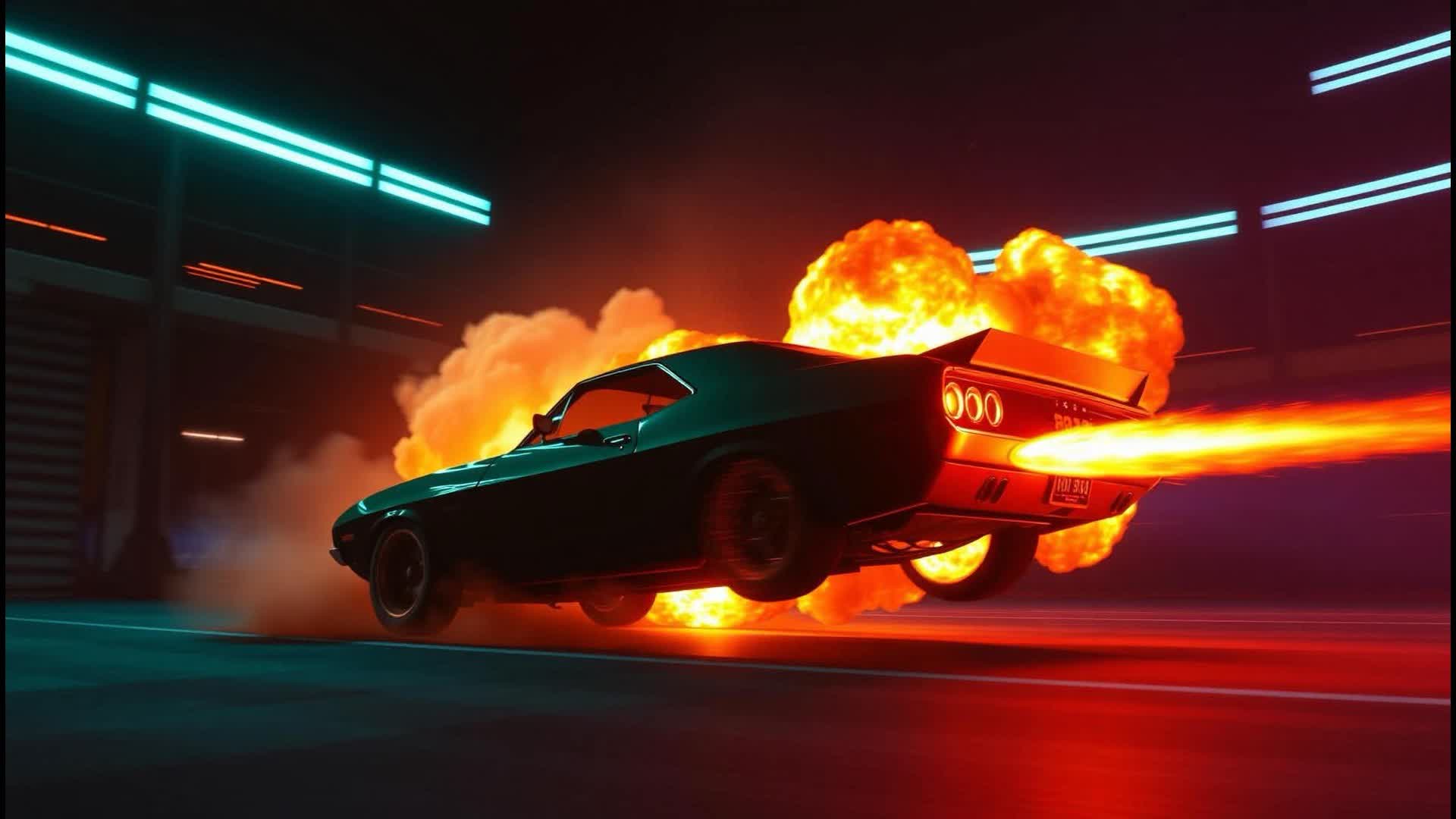 Dark rockets vs cars