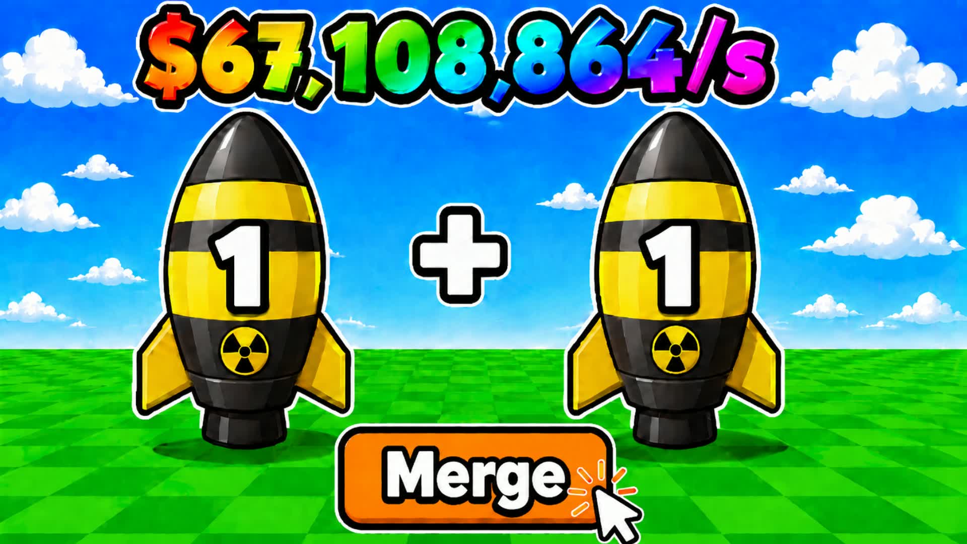 MERGE A ROCKET NUKE 🚀