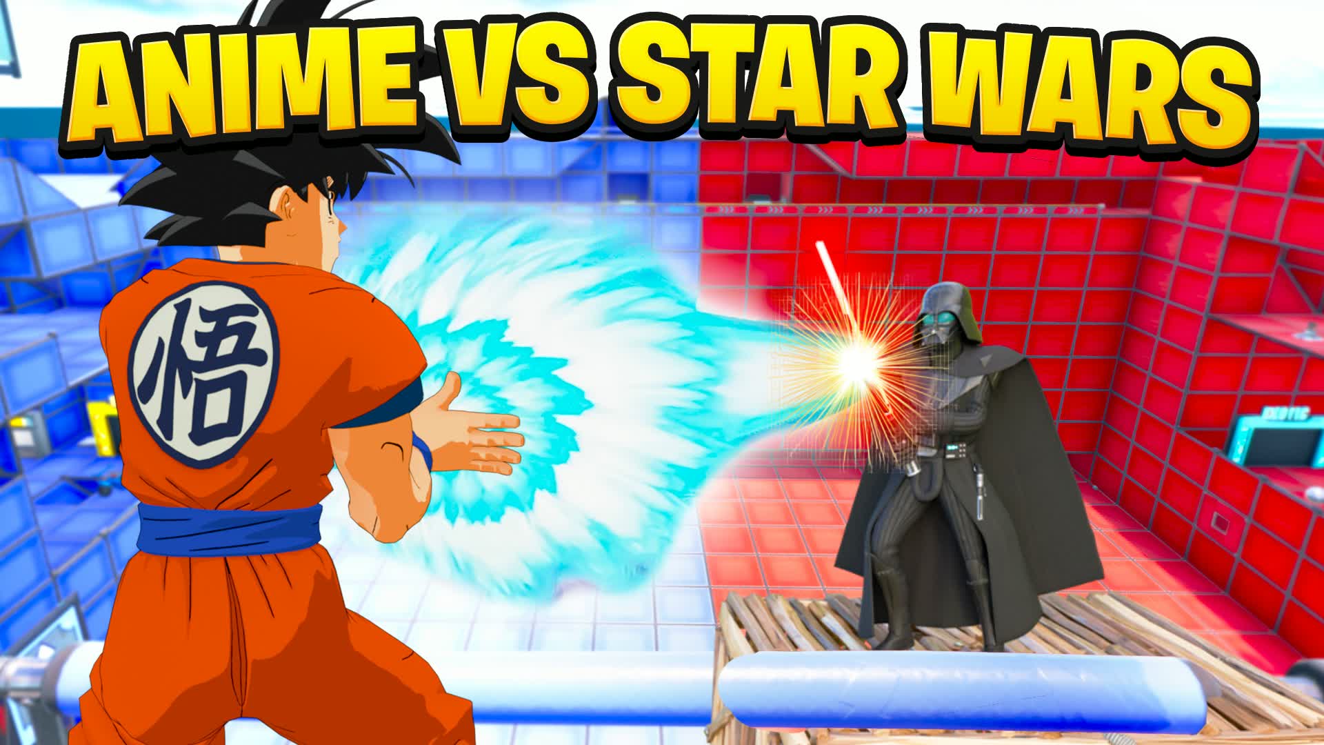ANIME VS STAR WARS RED VS BLUE