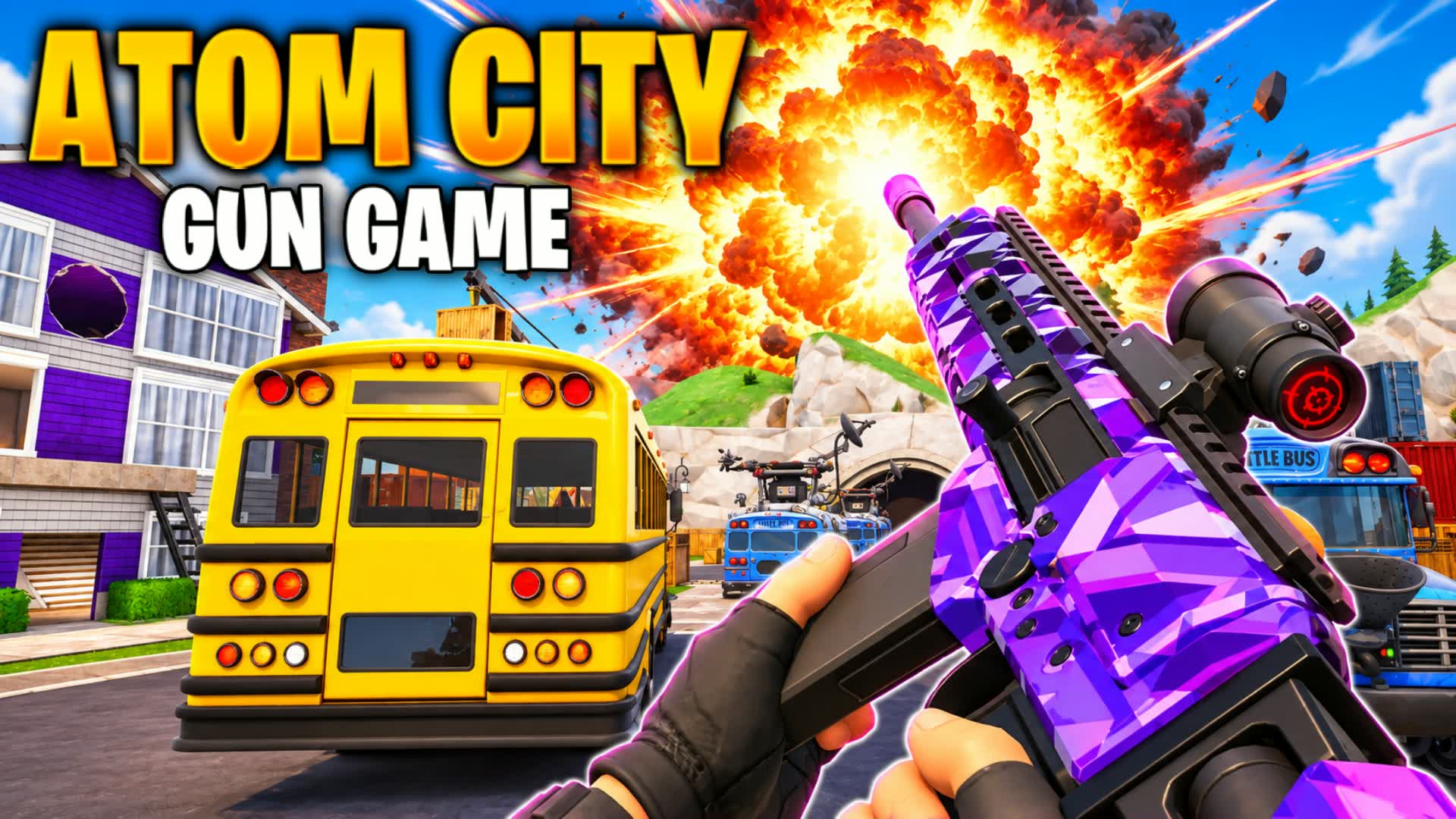 ATOM CITY GUN GAME 🔫 NUKE CITY