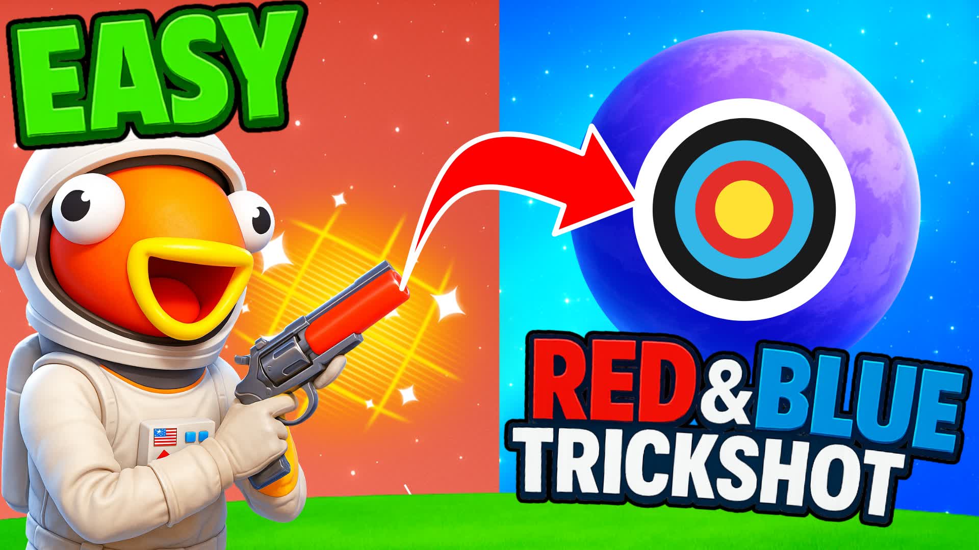 TRICKSHOT PARKOUR RED&BLUE【TAKUMAN】🎯