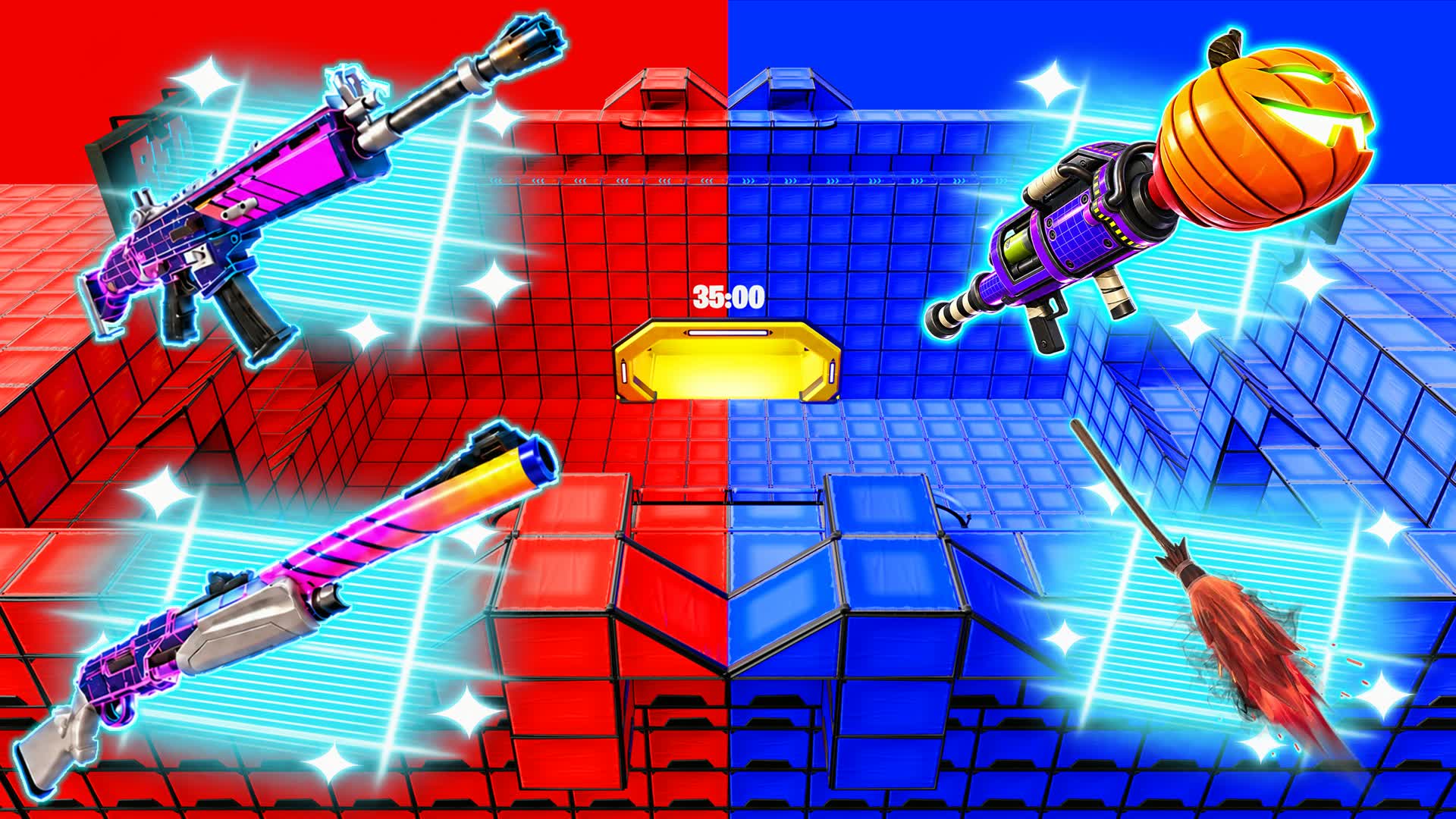 MEGA RED VS BLUE