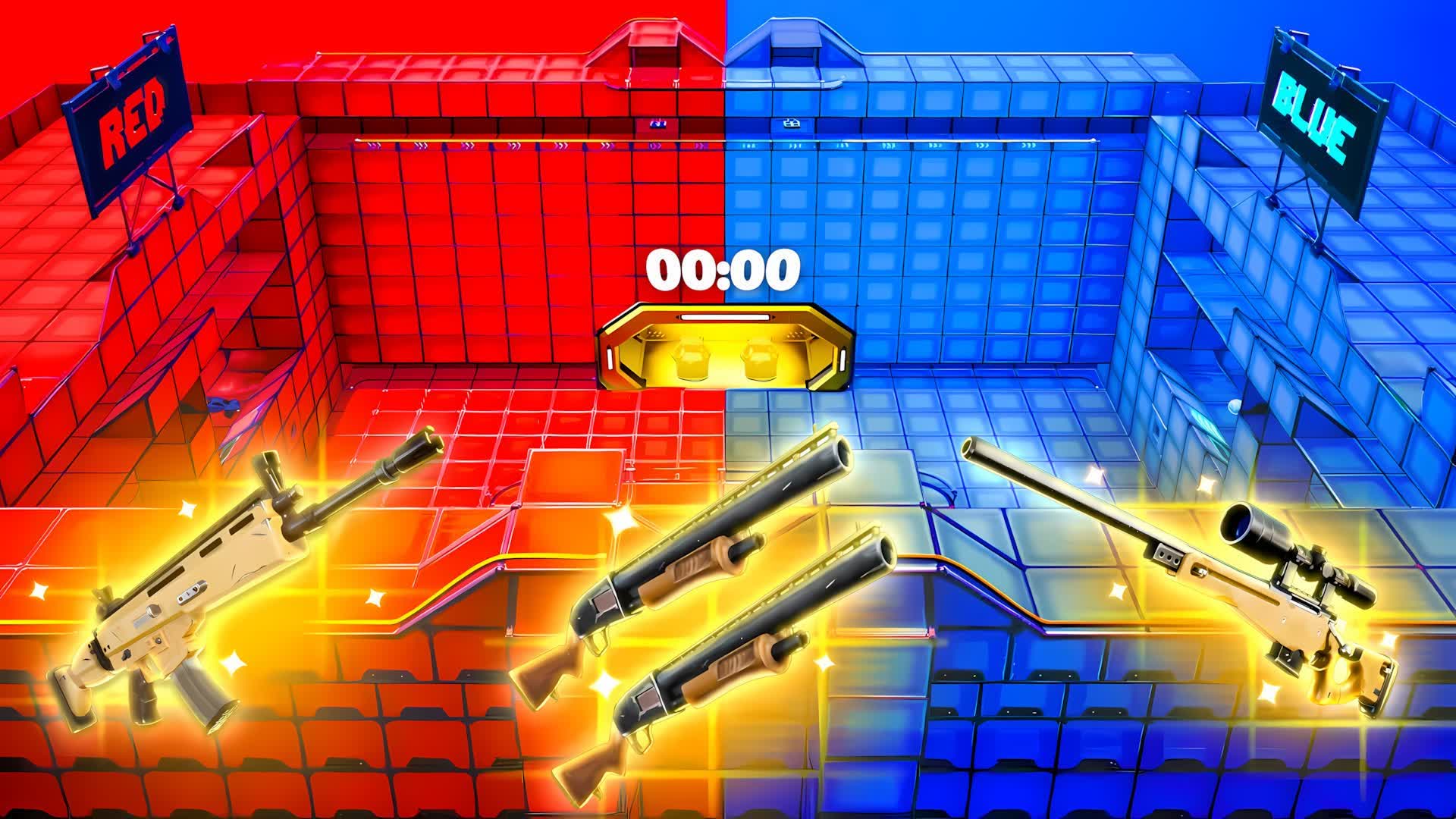 MEGA RED VS BLUE 🔴🔵