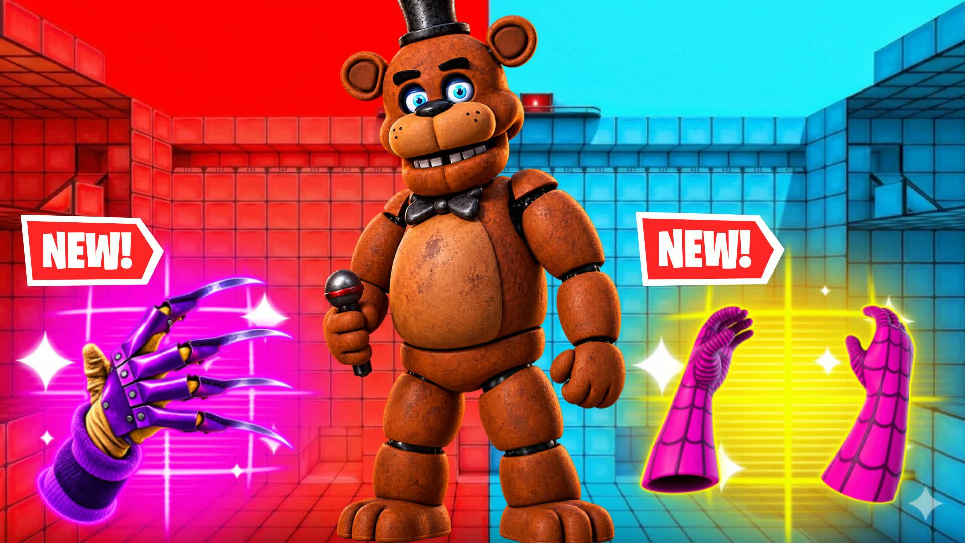 RED VS BLUE HALOWEEN FNAF
