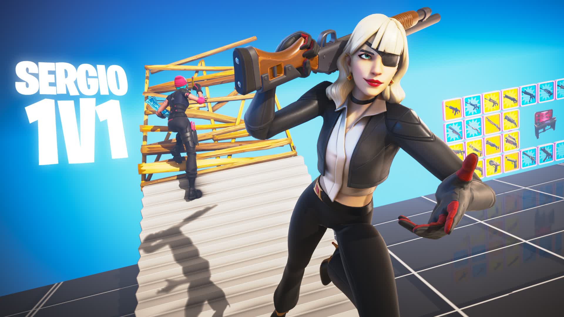 1V1 BUILD FIGHT SERGIO (200 PUMPS)