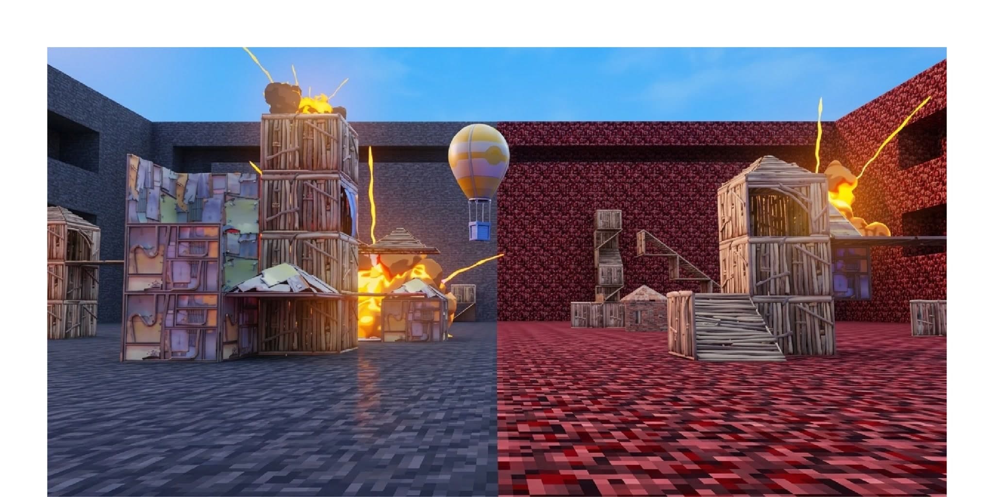 LAVA VS GRASS 🔴🟢