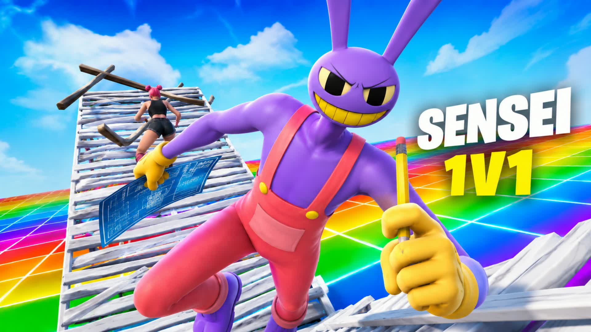 SENSEI 1V1 BUILD FIGHTS (200 PUMPS)