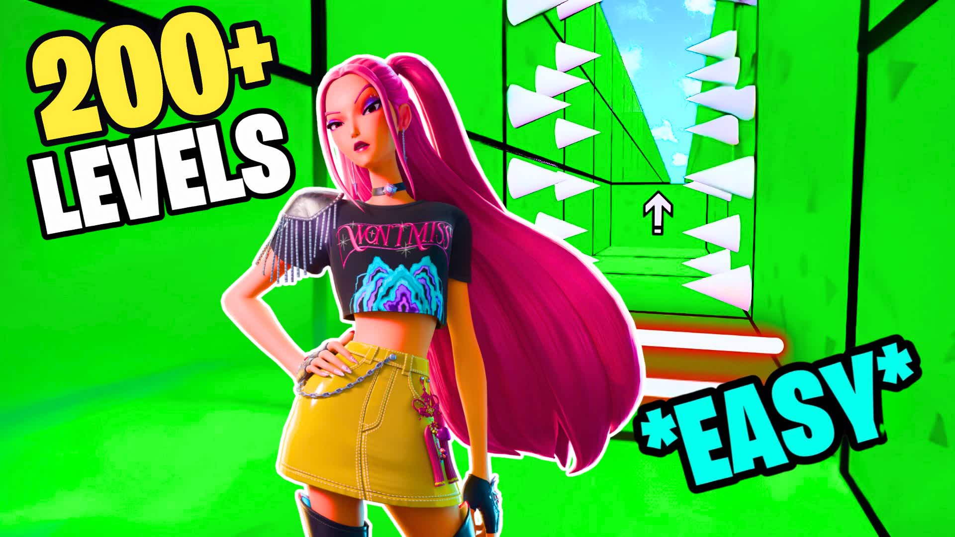 🎃200 LEVELS K-POP HALLOWEEN PARKOUR🎃