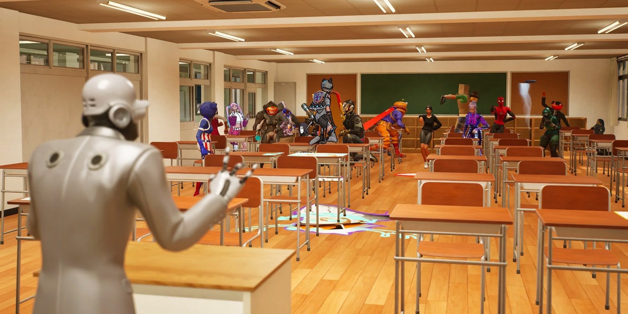 フォートナイト学校🏫 - Japanese School - たくまん
