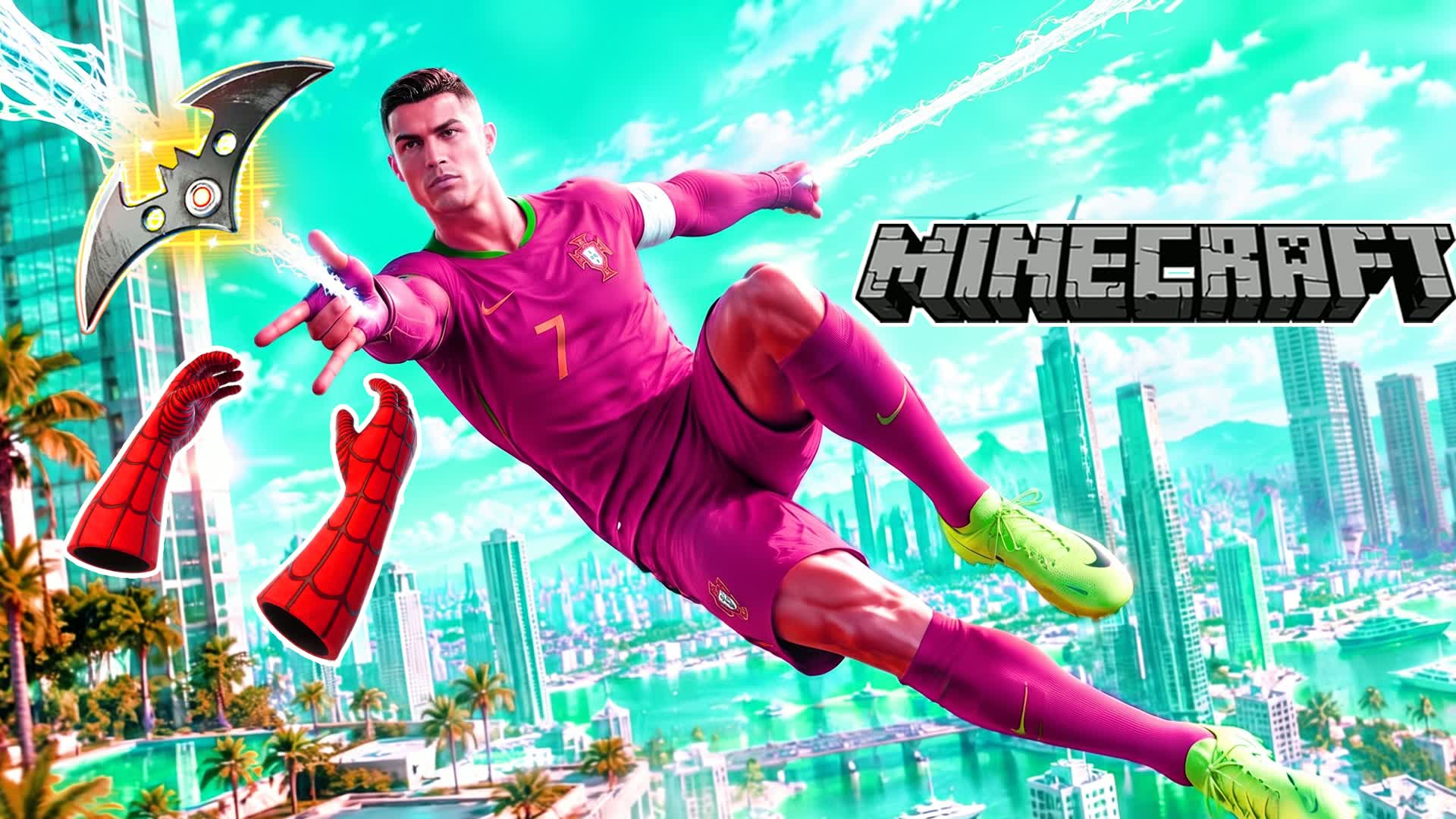SPIDERS CITY CR7 GUN GAME 🚗