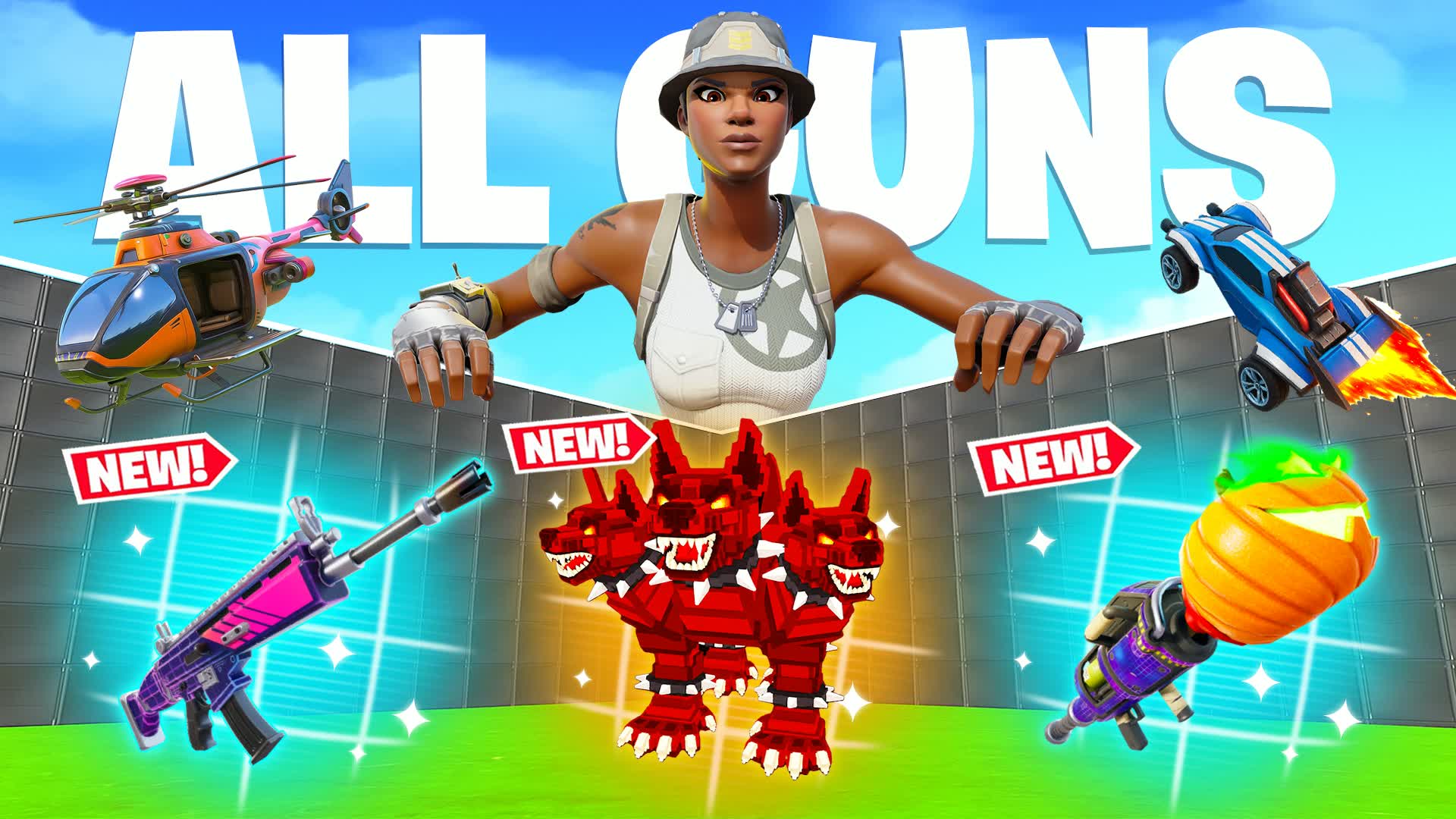 ULTIMATE 1V1 - ALL GUNS FFA HEXO
