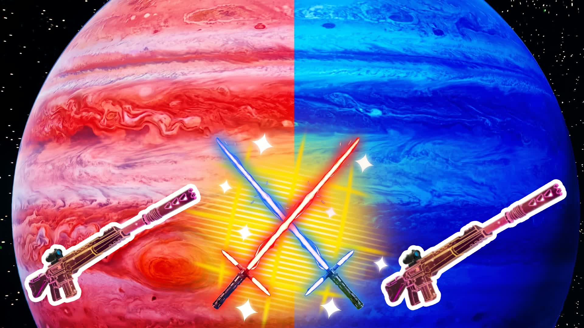 🔴🔵SPACE RED VS BLUE🔴🔵