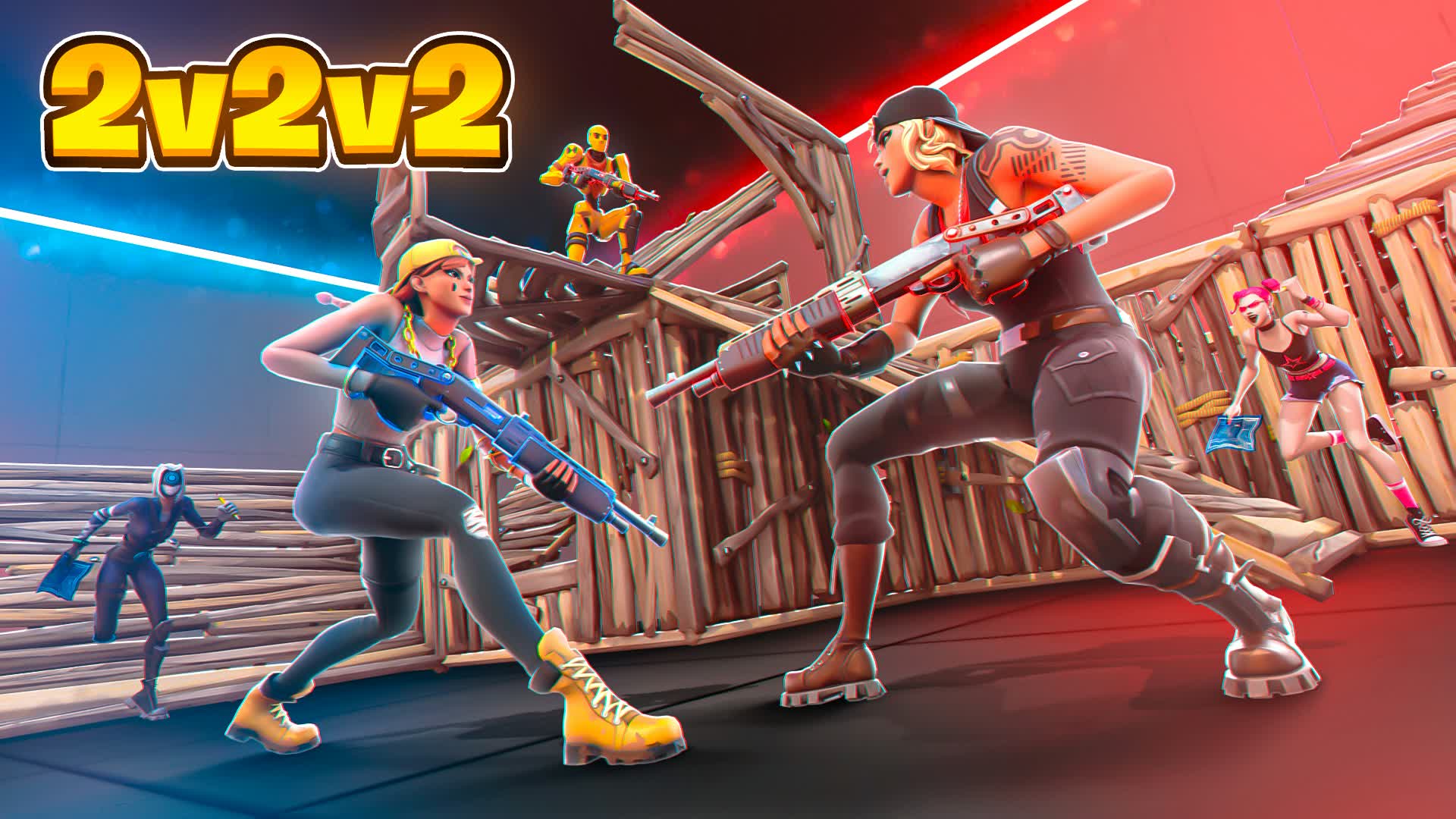 2v2v2 Piece Control Box Fights Arenas