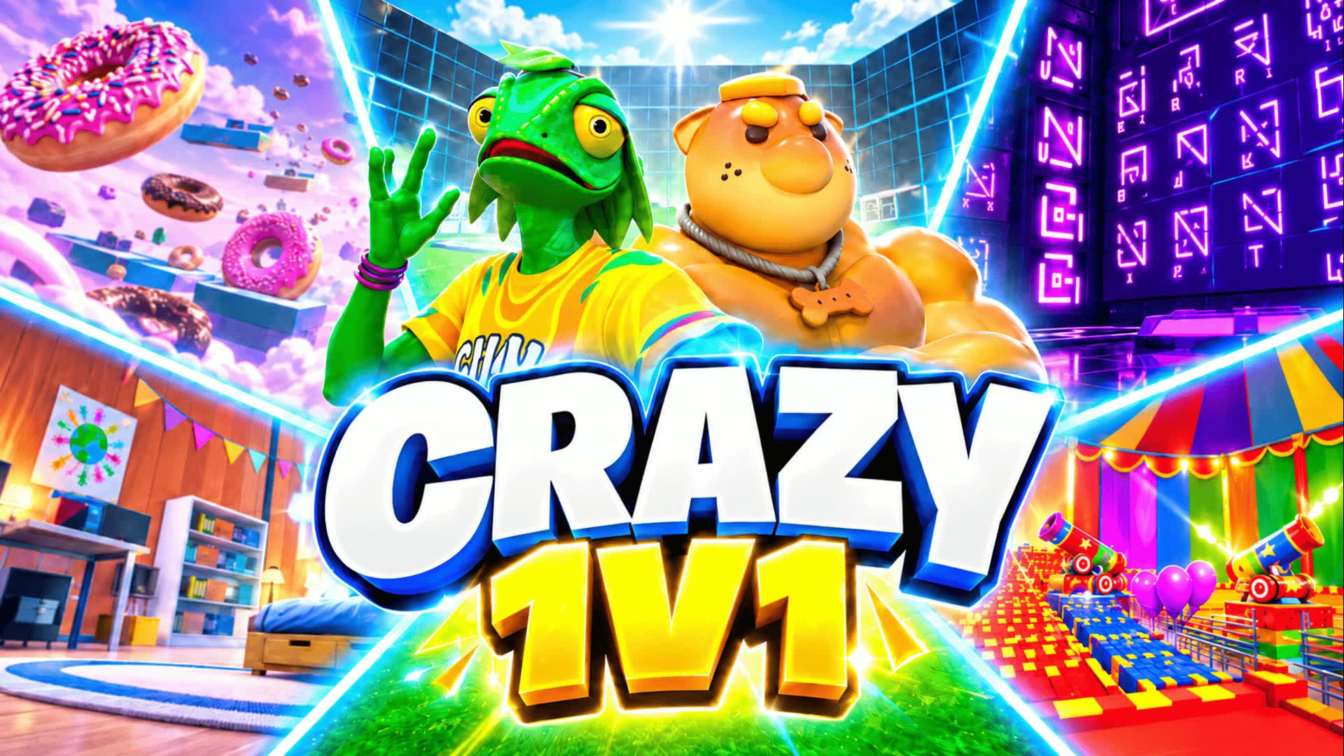CRAZY 1V1 FFA - ALL GUNS & RIDES