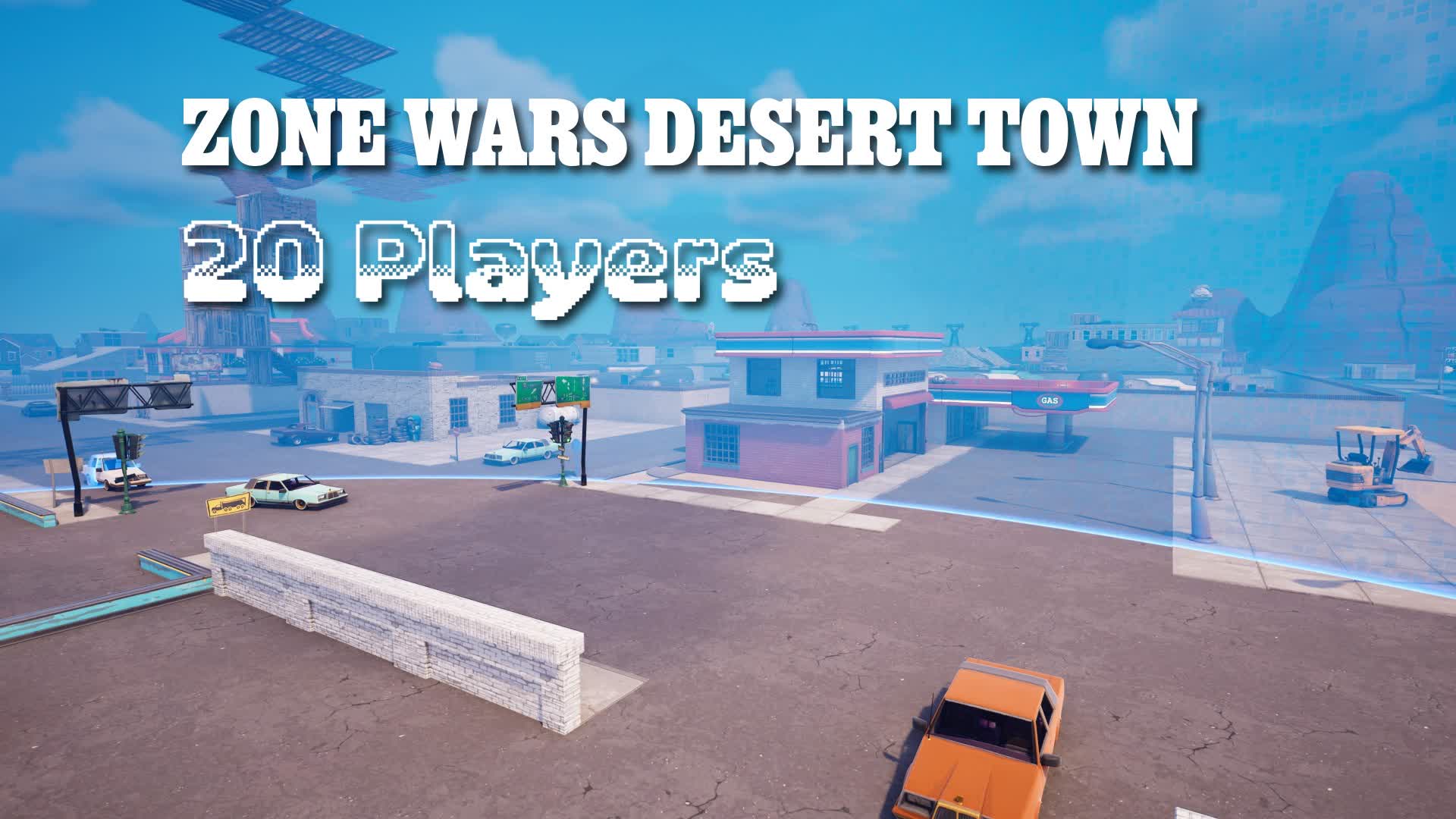 ZONE WARS DESERT TOWN 20 PLAYERS