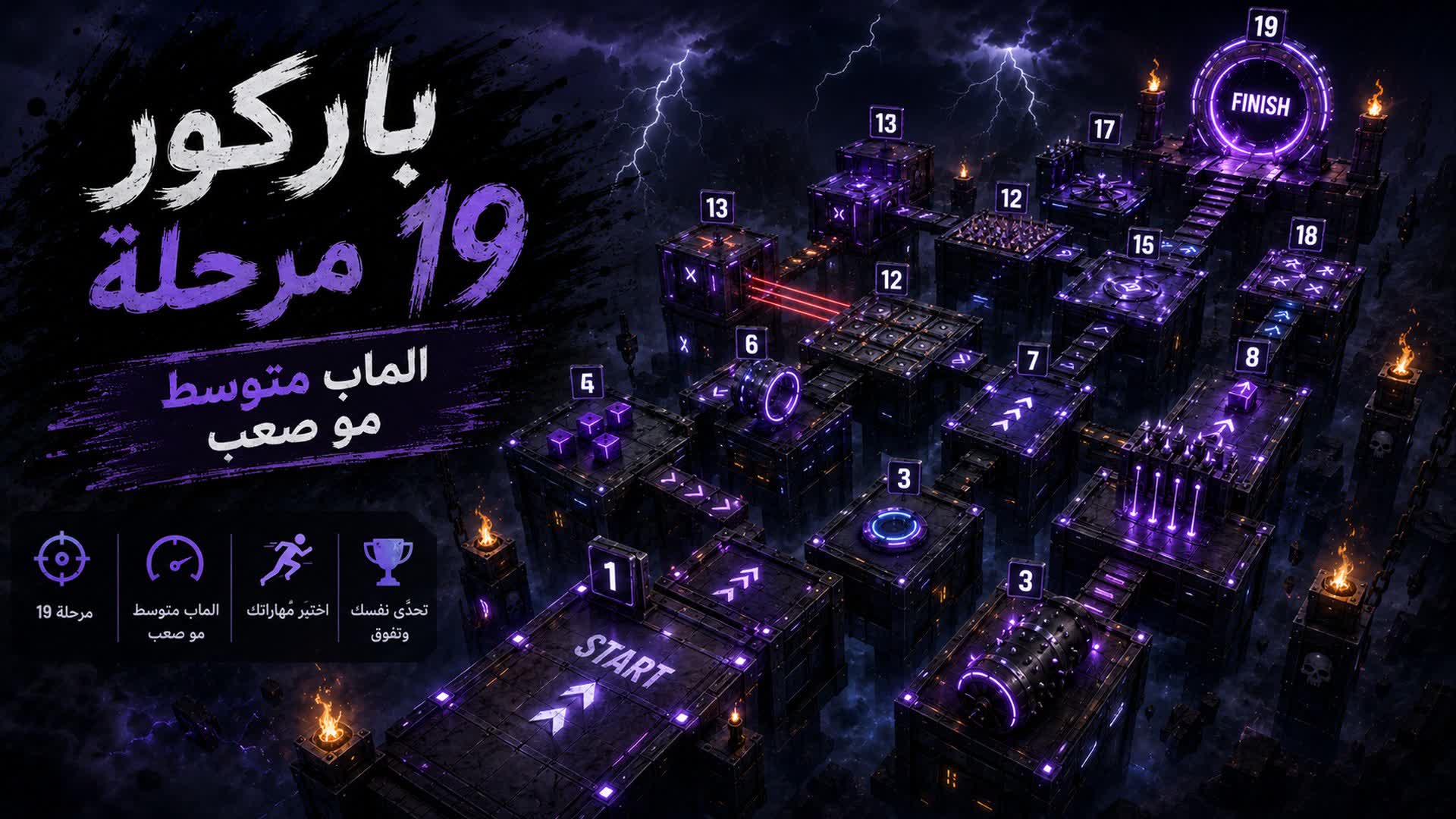باركور متوسط صعب [BN80]