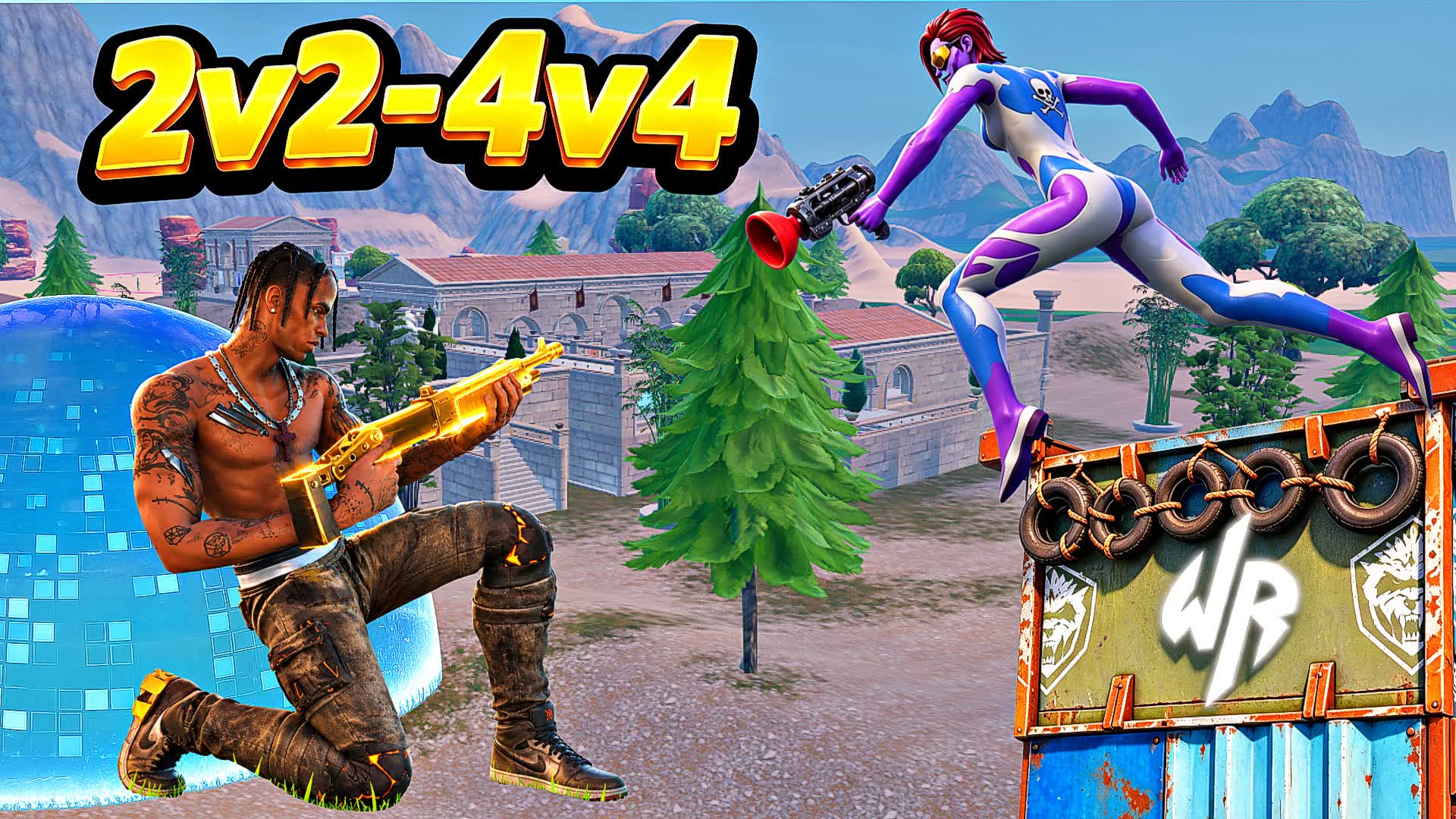 SPEED 2V2 - 4V4 ZERO BUILD ๐