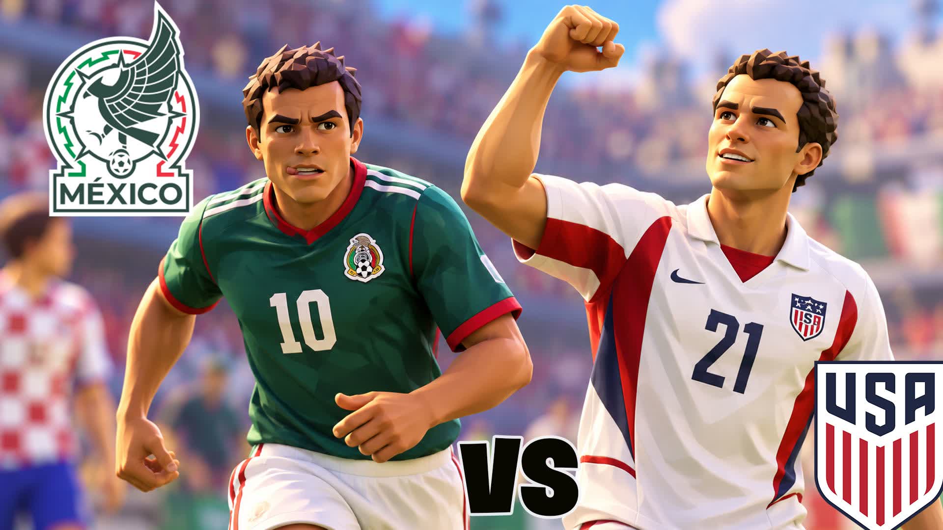 ESTADOS UNIDOS vs MÉXICO ⚽️ FUTBOL FIGHT