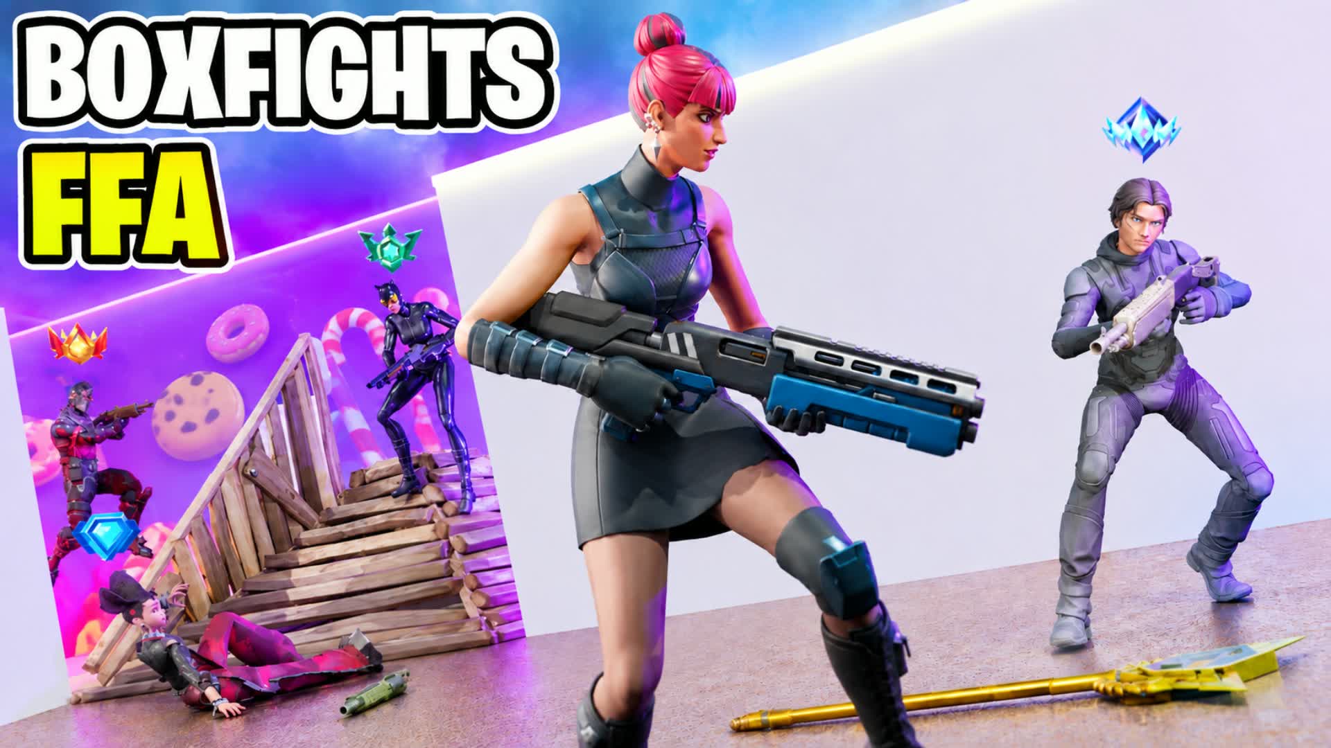 INFINITY BOX FIGHTS 🔫FFA🎯 ZOXAZ