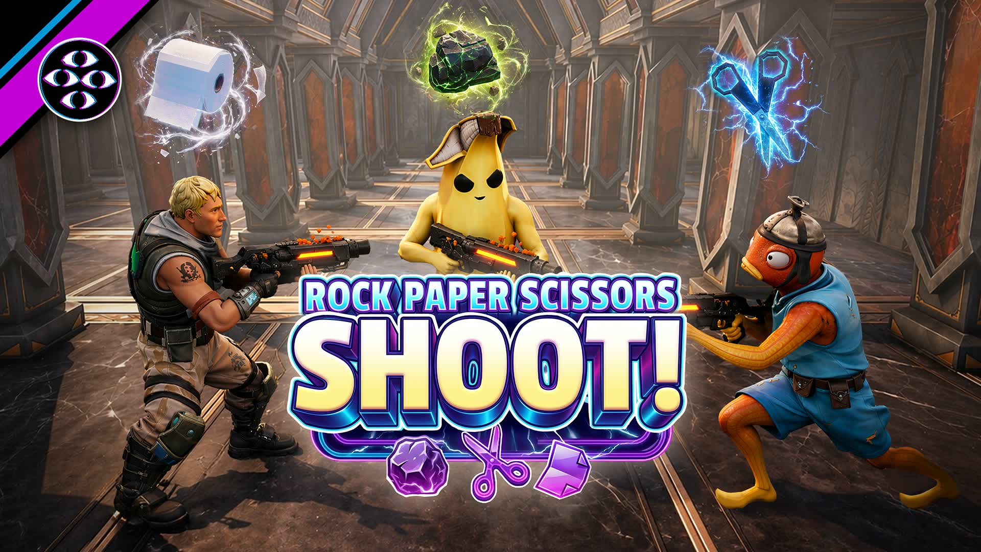 Rock, Paper, Scissors, SHOOT!