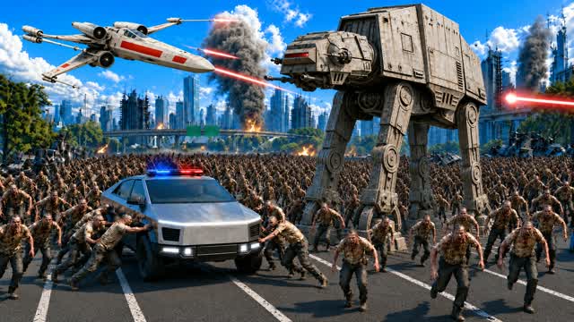 🧟STAR WARS TRAP DEFENSE MILITARY DRIVE