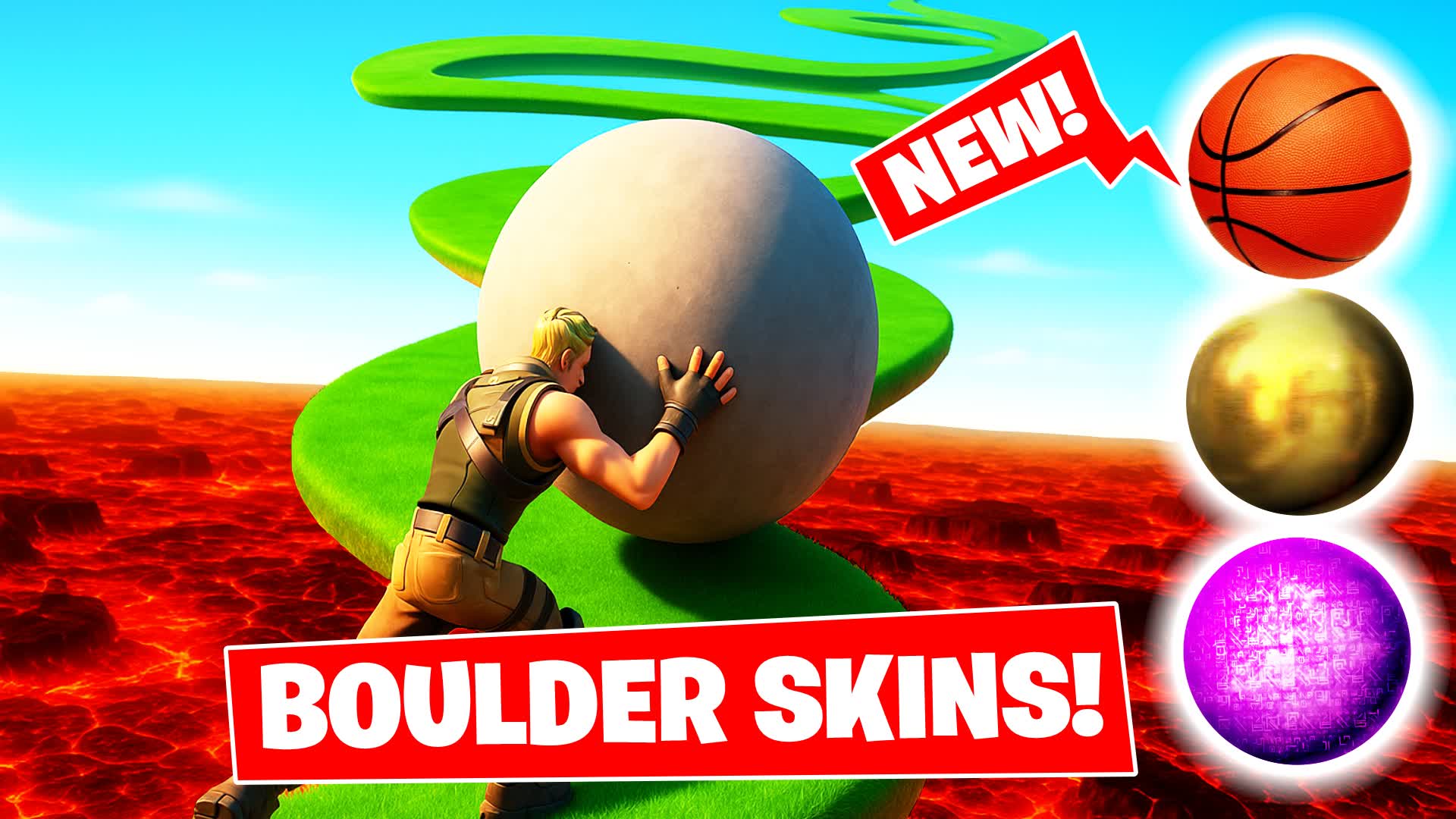 PUSH THE ROCK! - PUSHING IT FORTNITE